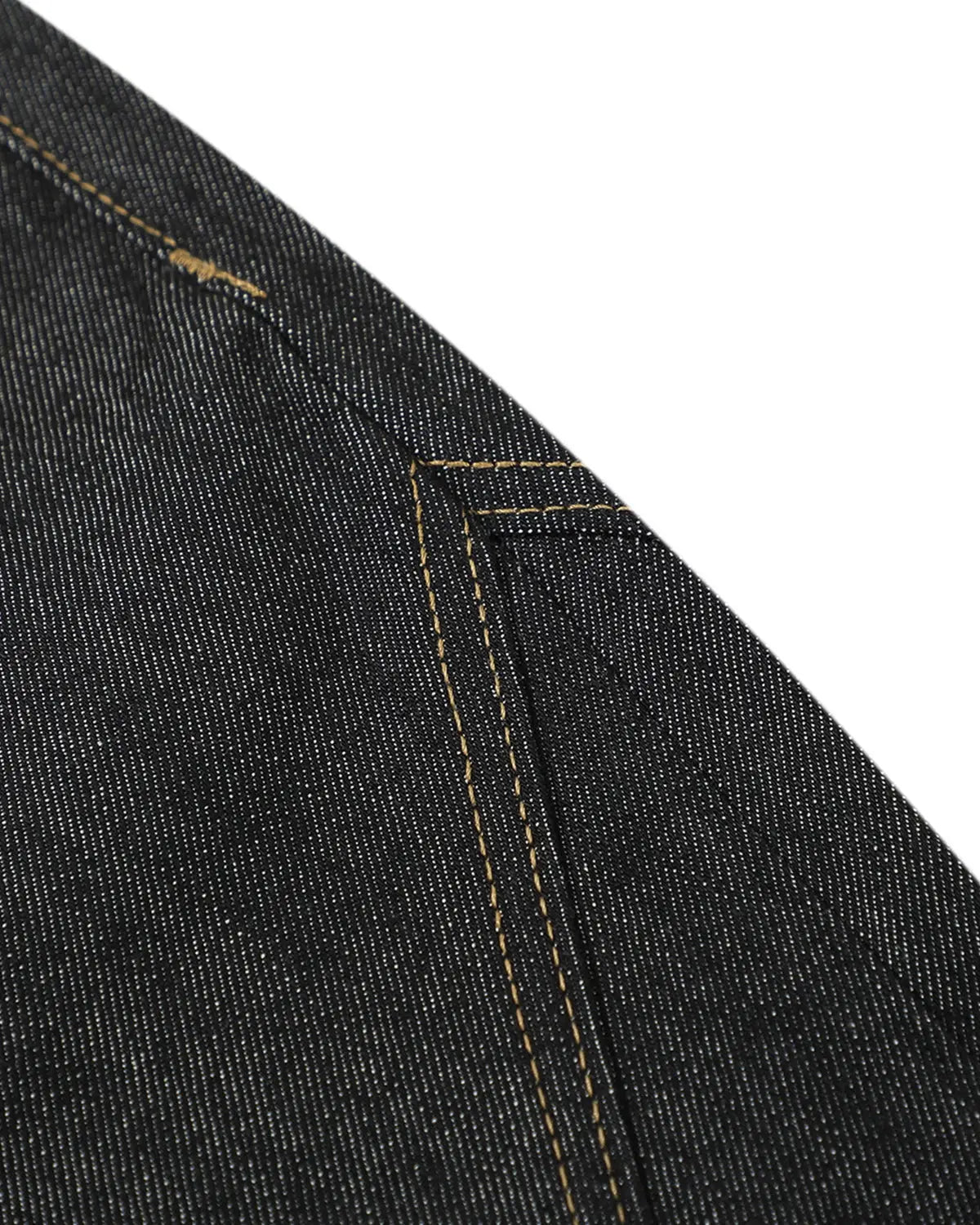 Inflation Streetwear asymmetric button bootcut jeans, dark denim pants with unique button details and a relaxed fit.