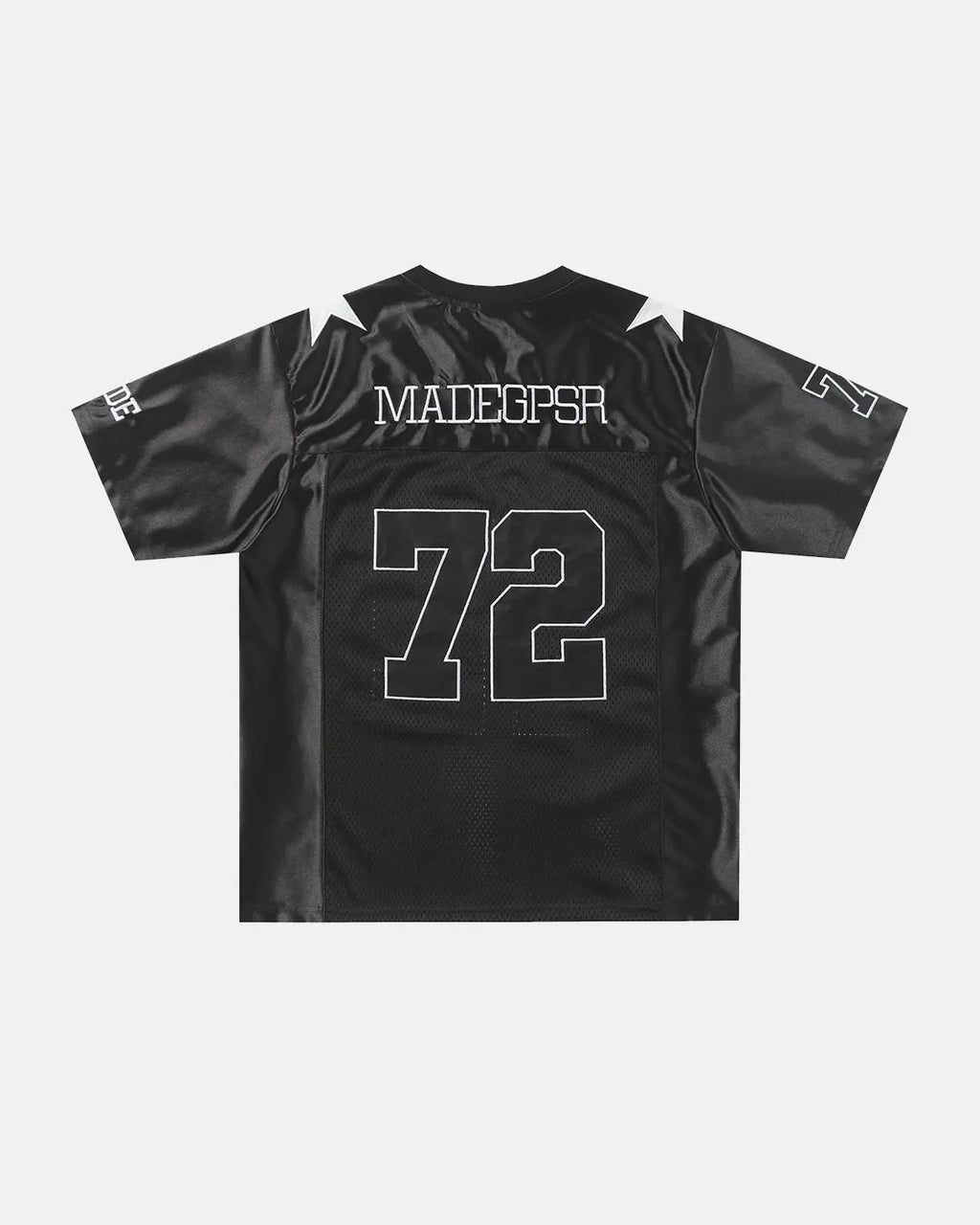Vintage 72 Mesh Football Jersey by INFLATION featuring classic mesh fabric and bold team number design.