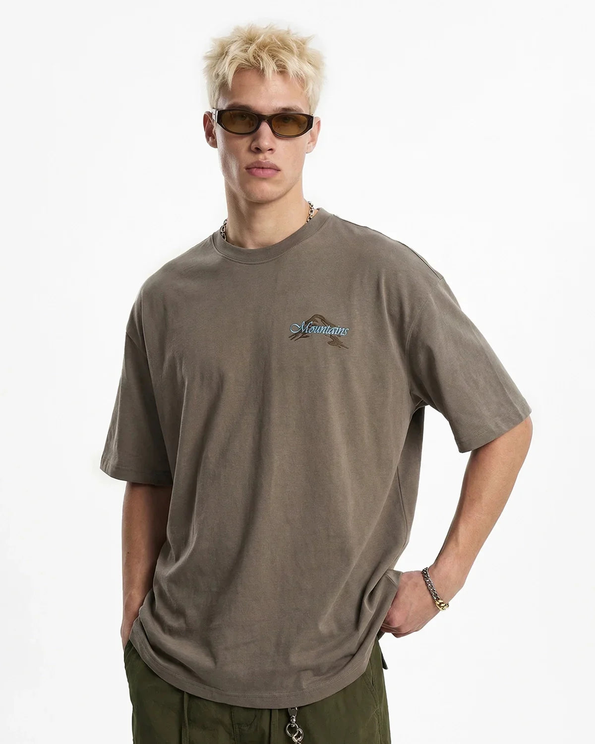 Inflation Streetwear heavyweight oversized graphic T-shirt featuring bold print and relaxed fit in black fabric.