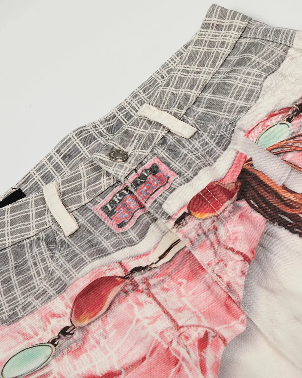 Digital Printing Baggy Jeans by INFLATION Streetwear featuring a relaxed fit, bold digital print, and trendy urban style.