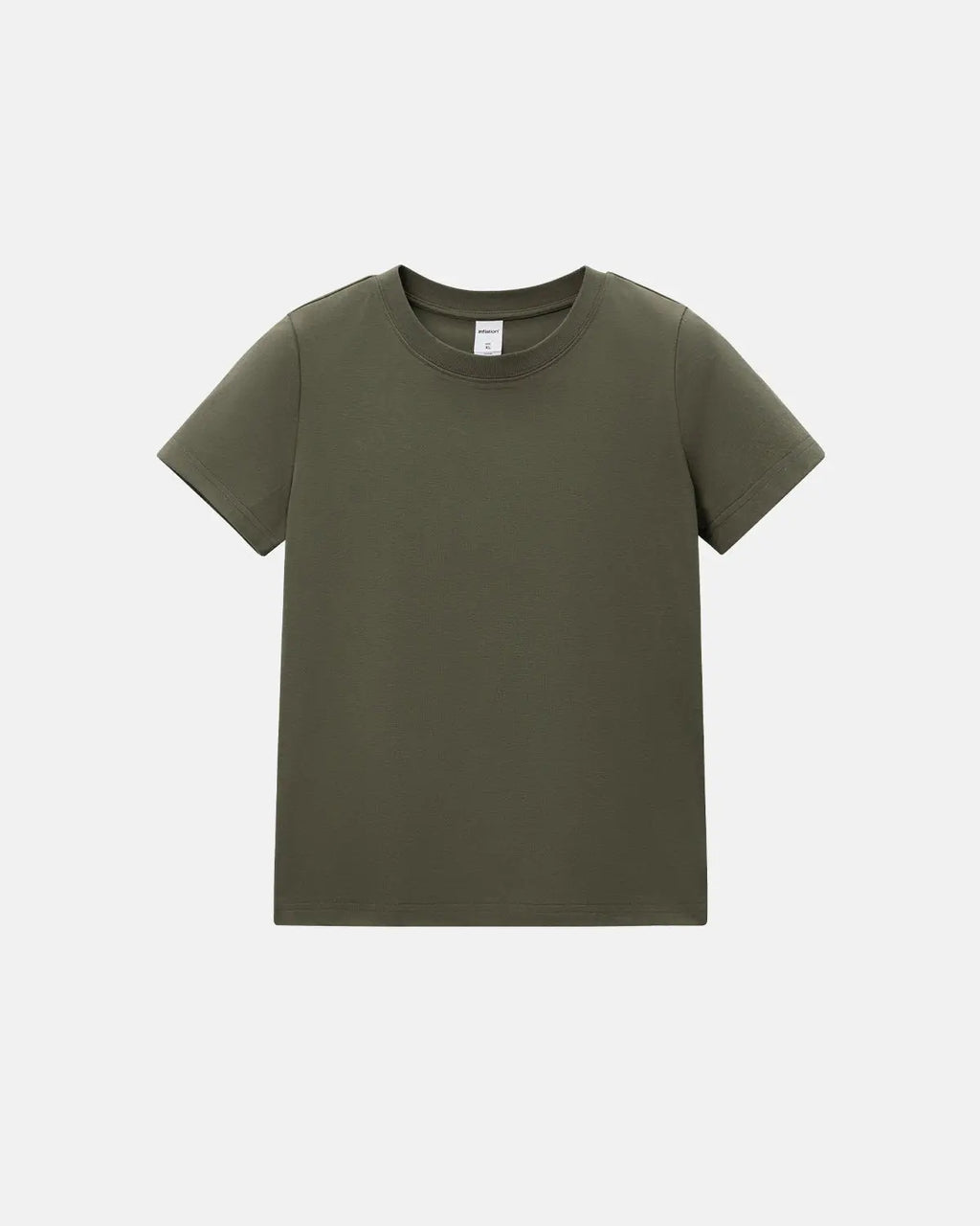 Inflation Streetwear Stretch Cooling Crop Fruit T-Shirt featuring vibrant fruit graphic and breathable fabric, casual streetwear style.