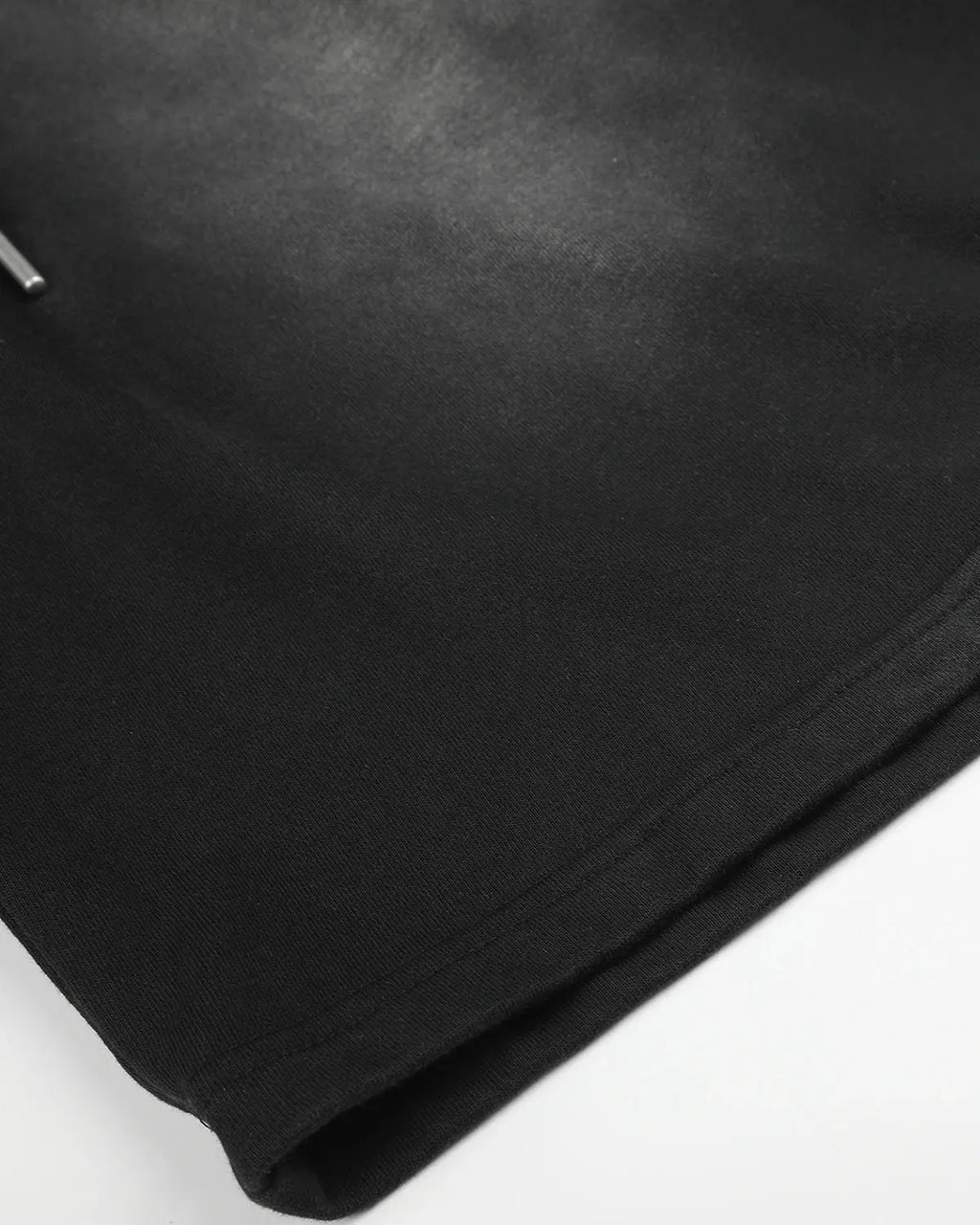 Monkey Washed Sweat Shorts by INFLATION, casual men's pants with a relaxed fit and distressed wash, featuring a comfortable drawstring waistband.