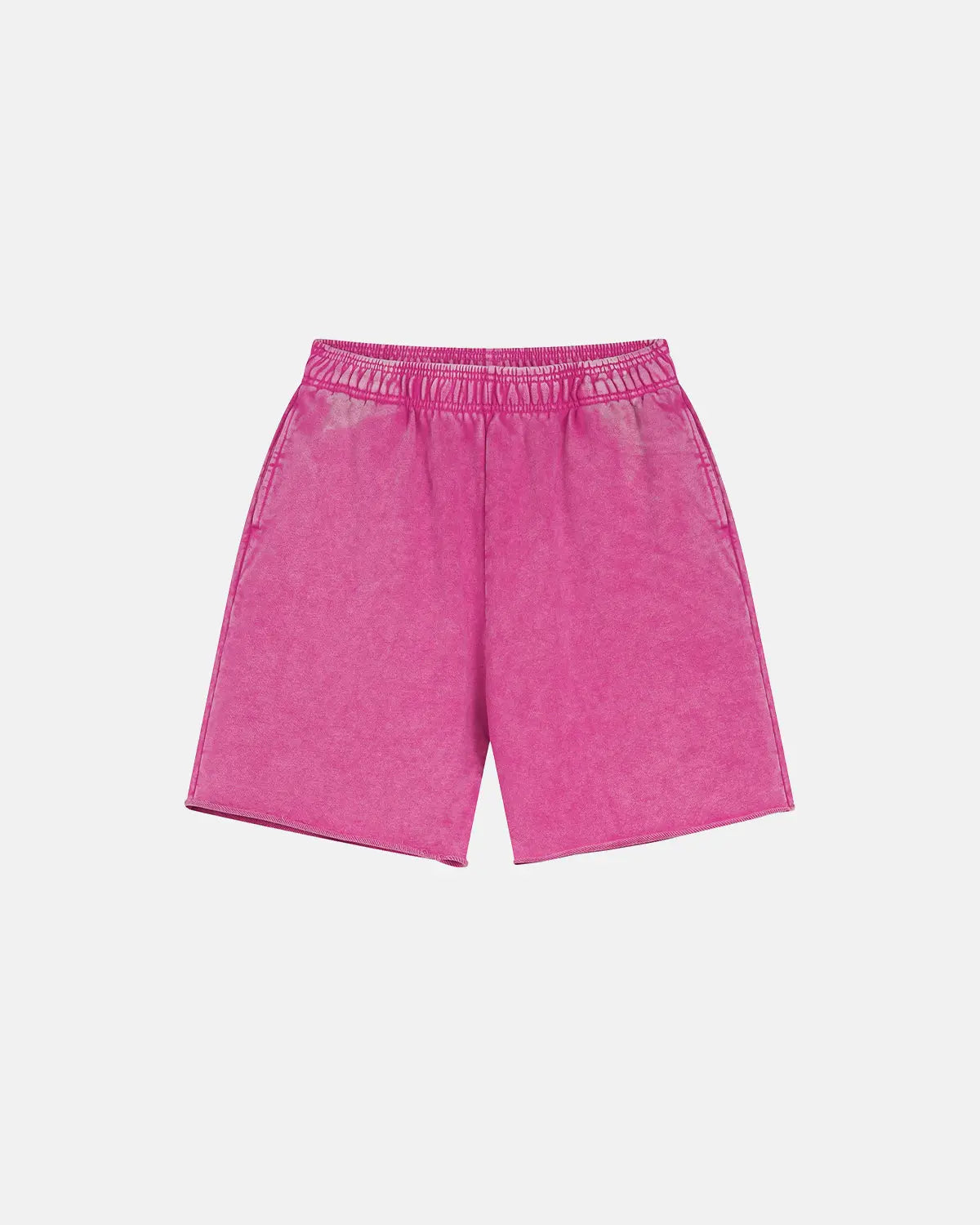Inflation Heavyweight Washed Sweat Shorts, casual streetwear pants in soft, distressed fabric with a relaxed fit and branded details.