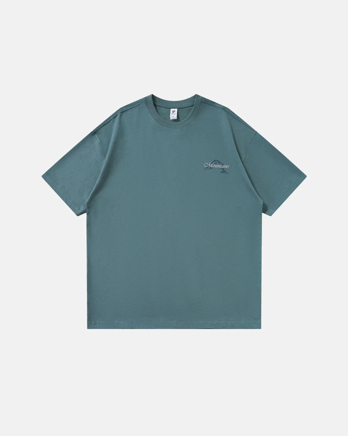 Inflation Streetwear heavyweight oversized graphic T-shirt with bold printed design on the front, casual streetwear style.