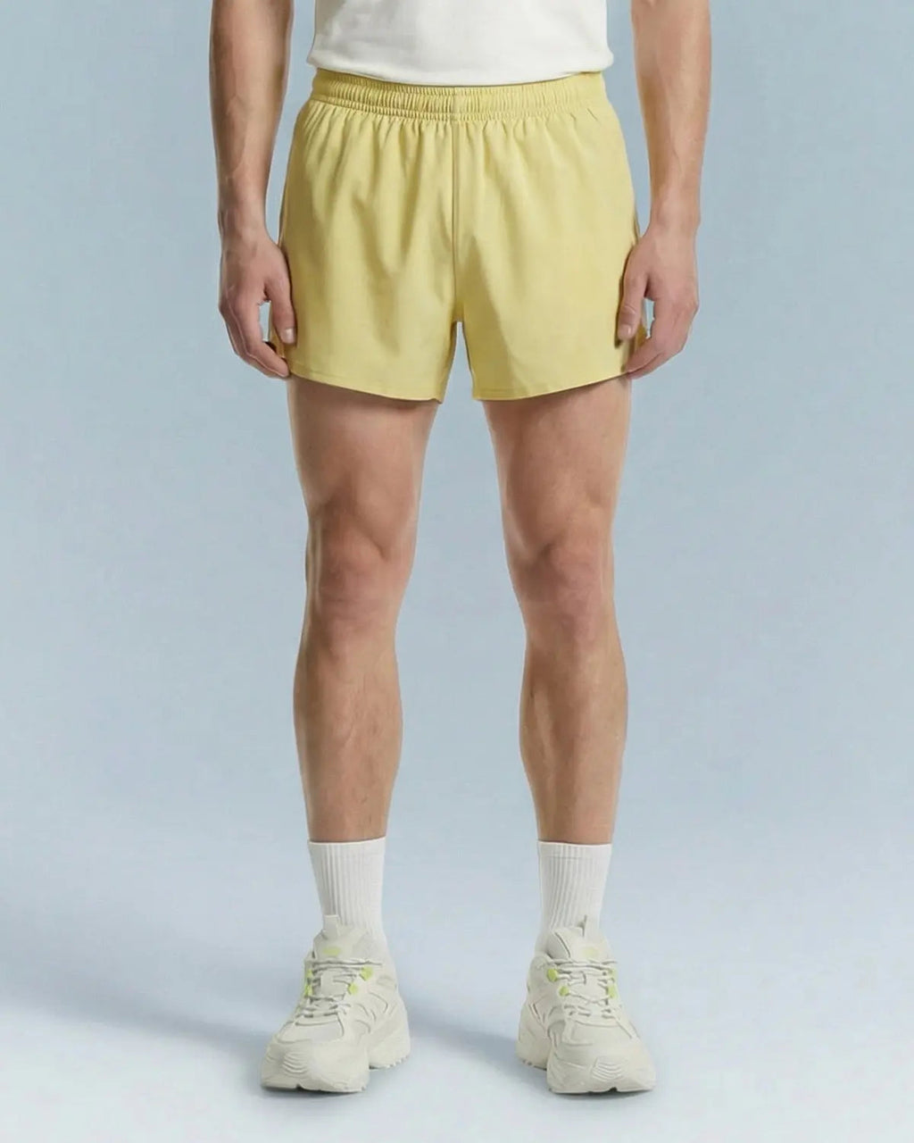 INFLATION AirFlow dual-layer breathable shorts, lightweight pants with ventilation panels, designed for comfort and airflow.