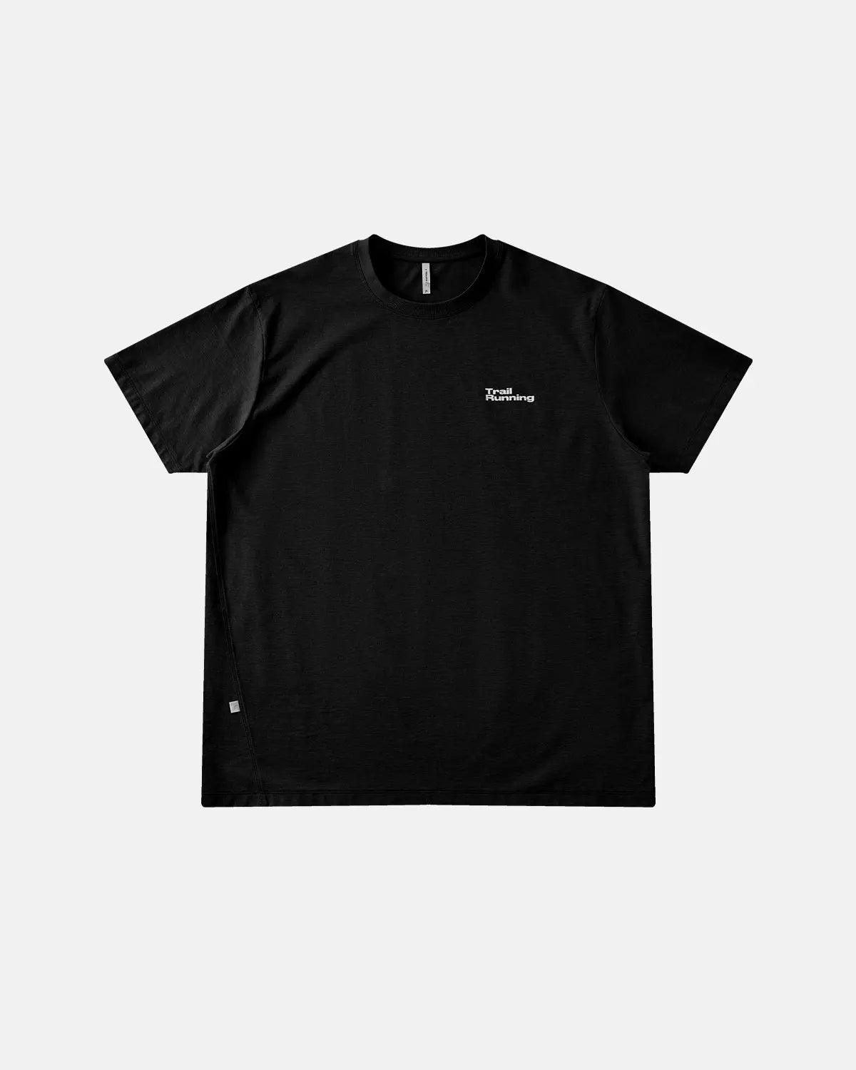 AirFlow Trail Graphic Breathable Tee by INFLATION featuring a vibrant trail graphic on lightweight, breathable streetwear fabric.