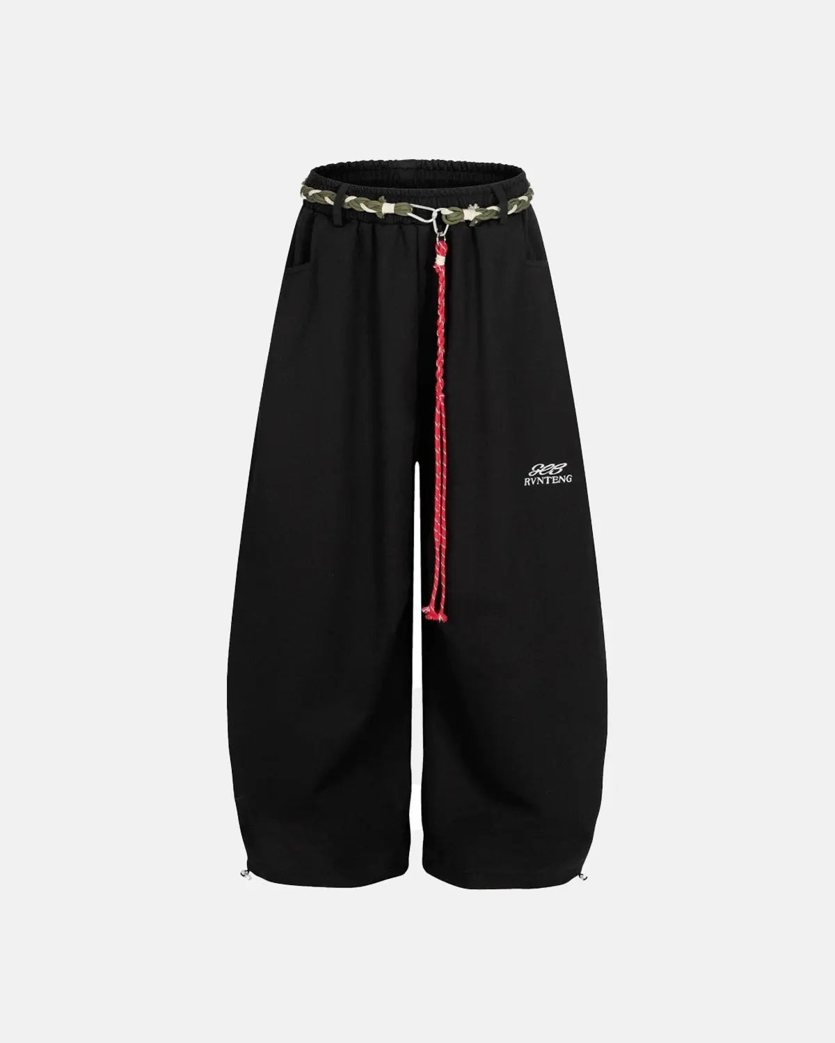 Inflation brand baggy wide leg sweatpants with elastic waistband, casual streetwear style, in soft fabric and relaxed fit.