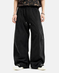 Inflation AirFlow Stretch Cooling Parachute Pants showing lightweight fabric, relaxed fit, and parachute design by INFLATION.