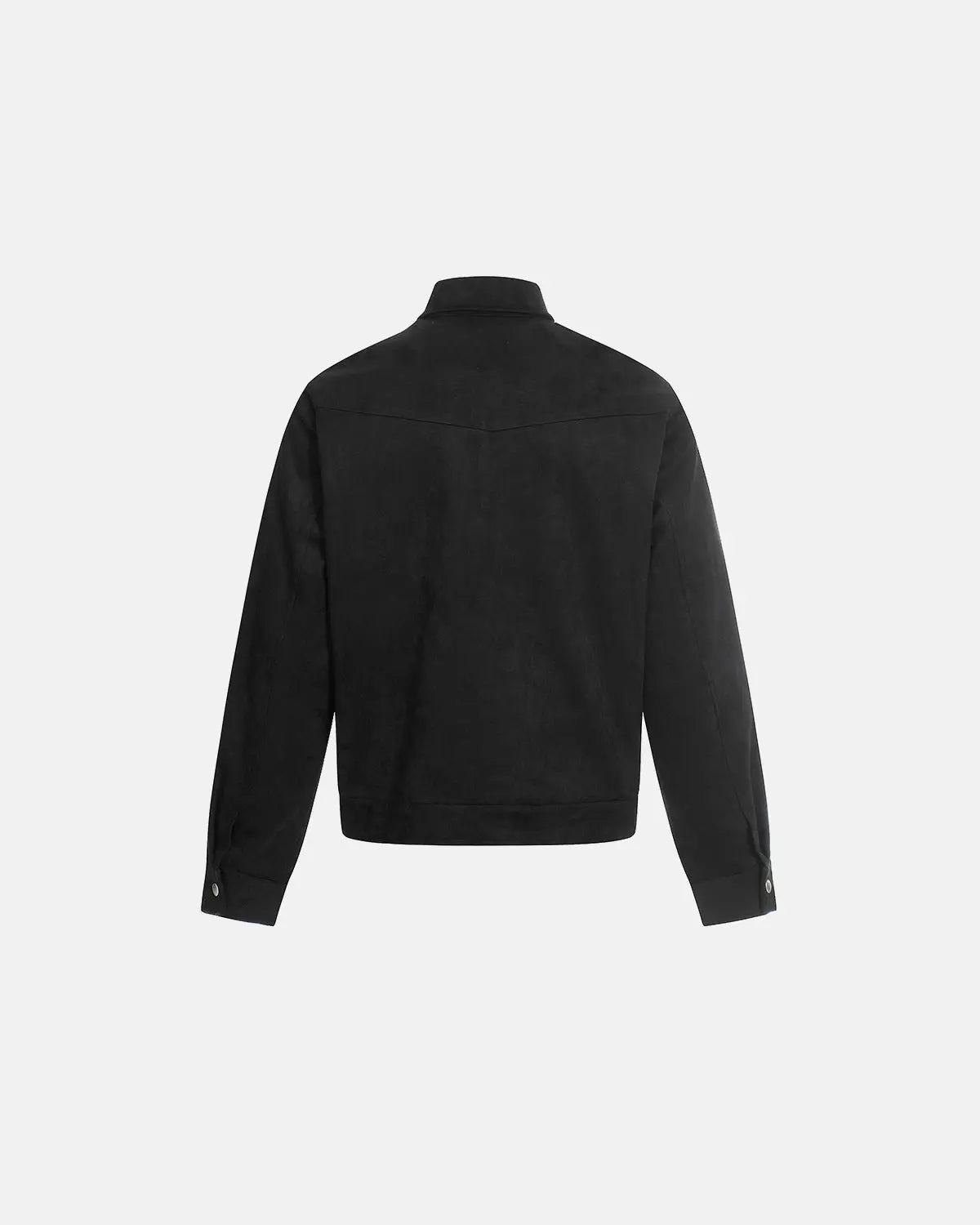 Inflation Streetwear embroidery jacquard cropped clasp jacket with intricate design and textured fabric, stylish and modern.