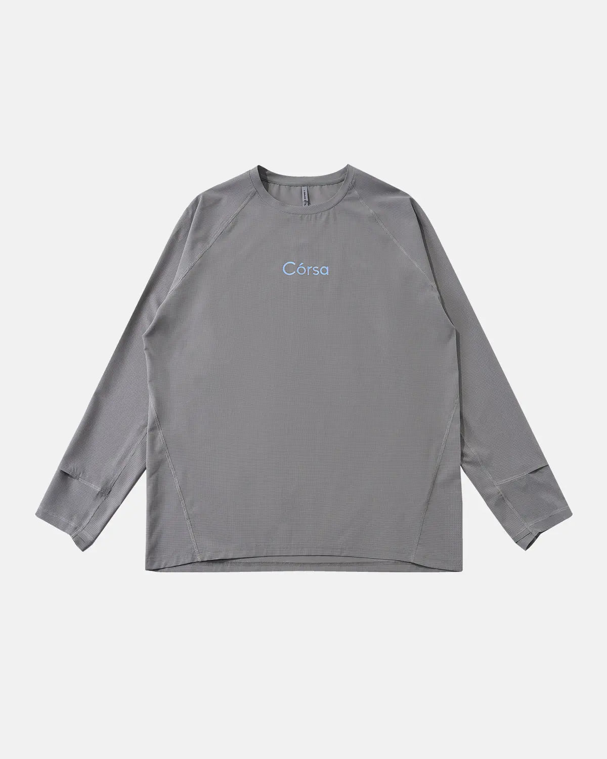 INFLATION AirFlow Córsa breathable long sleeve tee featuring lightweight fabric and modern streetwear style, shown in a casual fit.