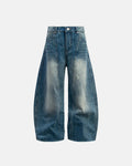 Inflation Super Barrel Baggy Jeans, stylish streetwear pants with a relaxed fit, featuring a bold design and casual streetwear style.