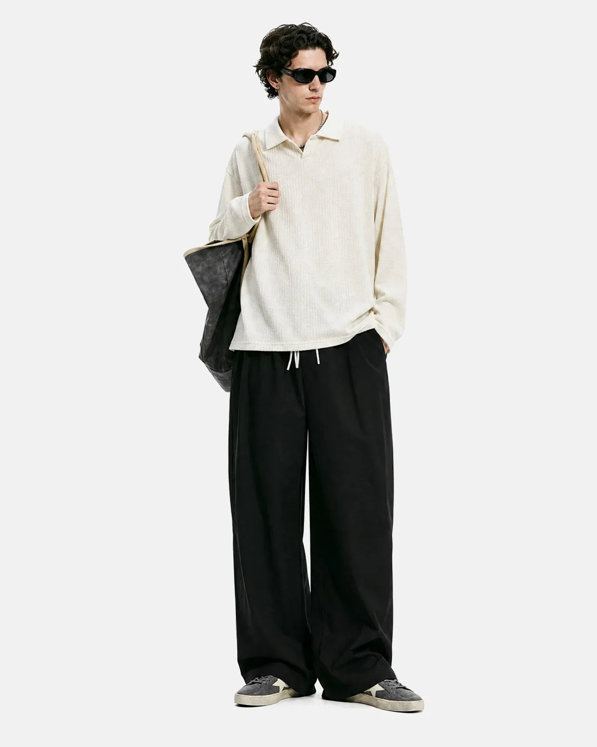 Inflation AirFlow Cooling Wide-Leg Pants with breathable fabric, relaxed fit, and wide-leg design for comfort and style.