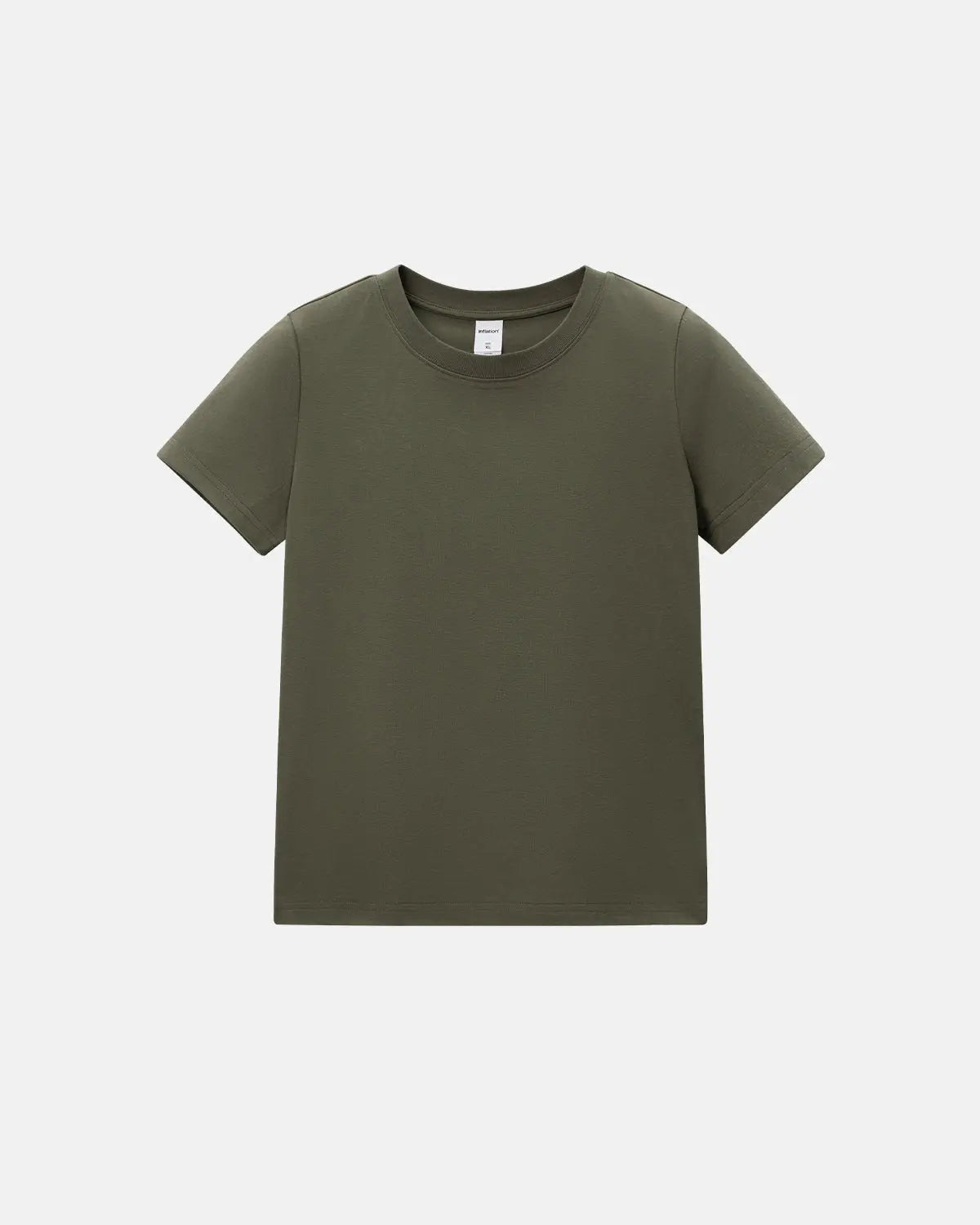 Inflation Streetwear Stretch Cooling Crop Fruit T-Shirt with colorful fruit print on soft fabric, casual streetwear style.