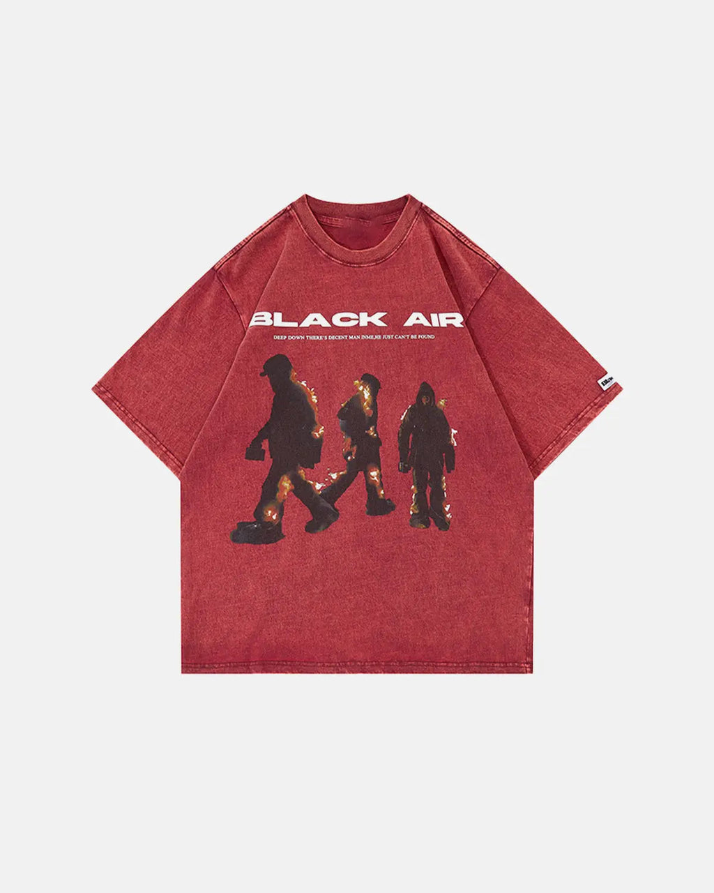 Washed graphic oversized T-shirt by INFLATION, featuring bold streetwear design and casual fit in a washed fabric look.