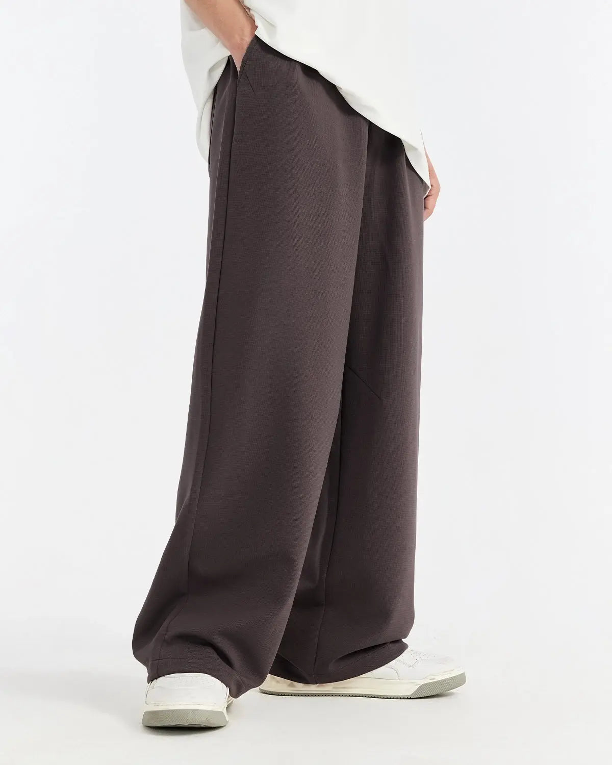 Skin-friendly Sweatpants by INFLATION Streetwear, soft fabric, relaxed fit, in neutral color, perfect for comfortable casual wear.