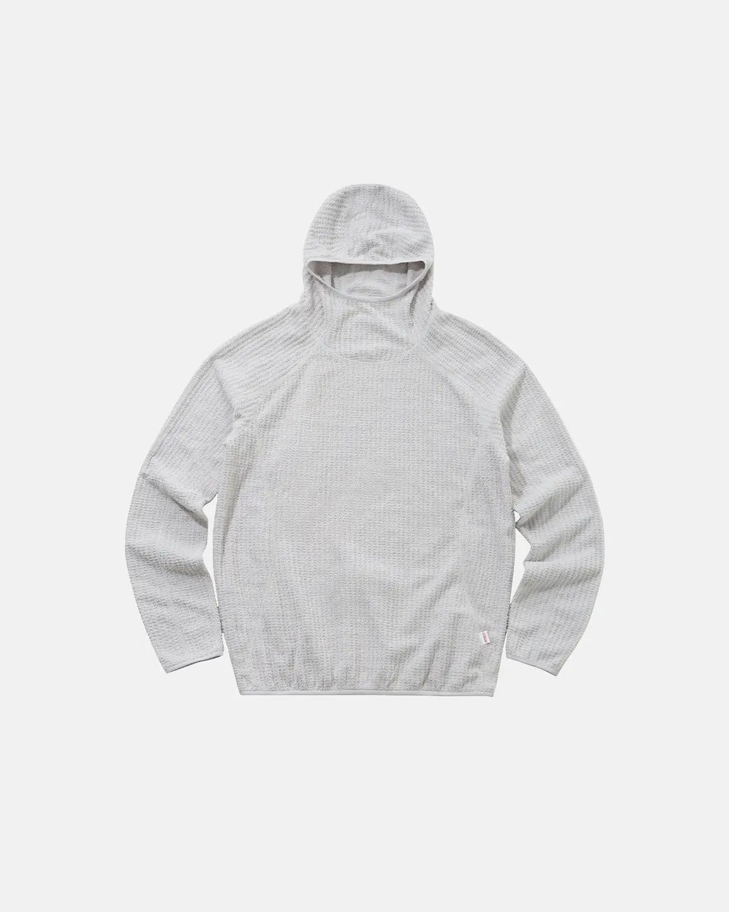 INFLATION Thermolite® lightweight grid texture hoodie featuring a stylish streetwear design and comfortable fit.