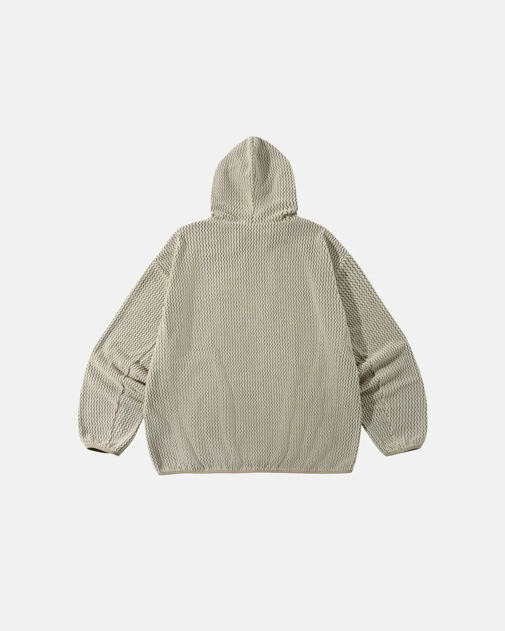 Lightweight Wave Fleece Zip Up Jacket by INFLATION, stylish streetwear in soft fleece fabric with front zipper and modern design.