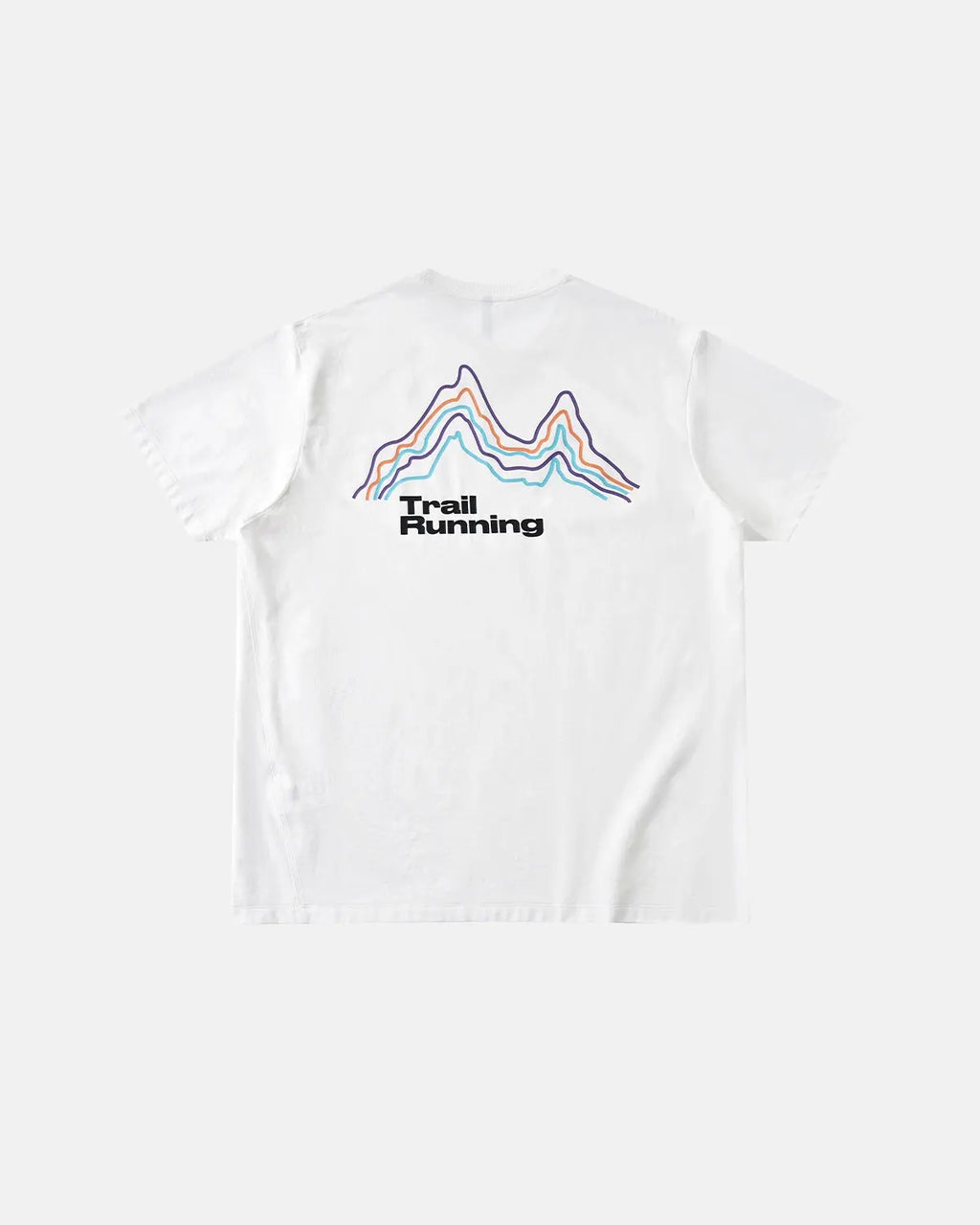 Inflation AirFlow Trail Graphic Breathable Tee showing a vibrant trail design on lightweight streetwear shirt