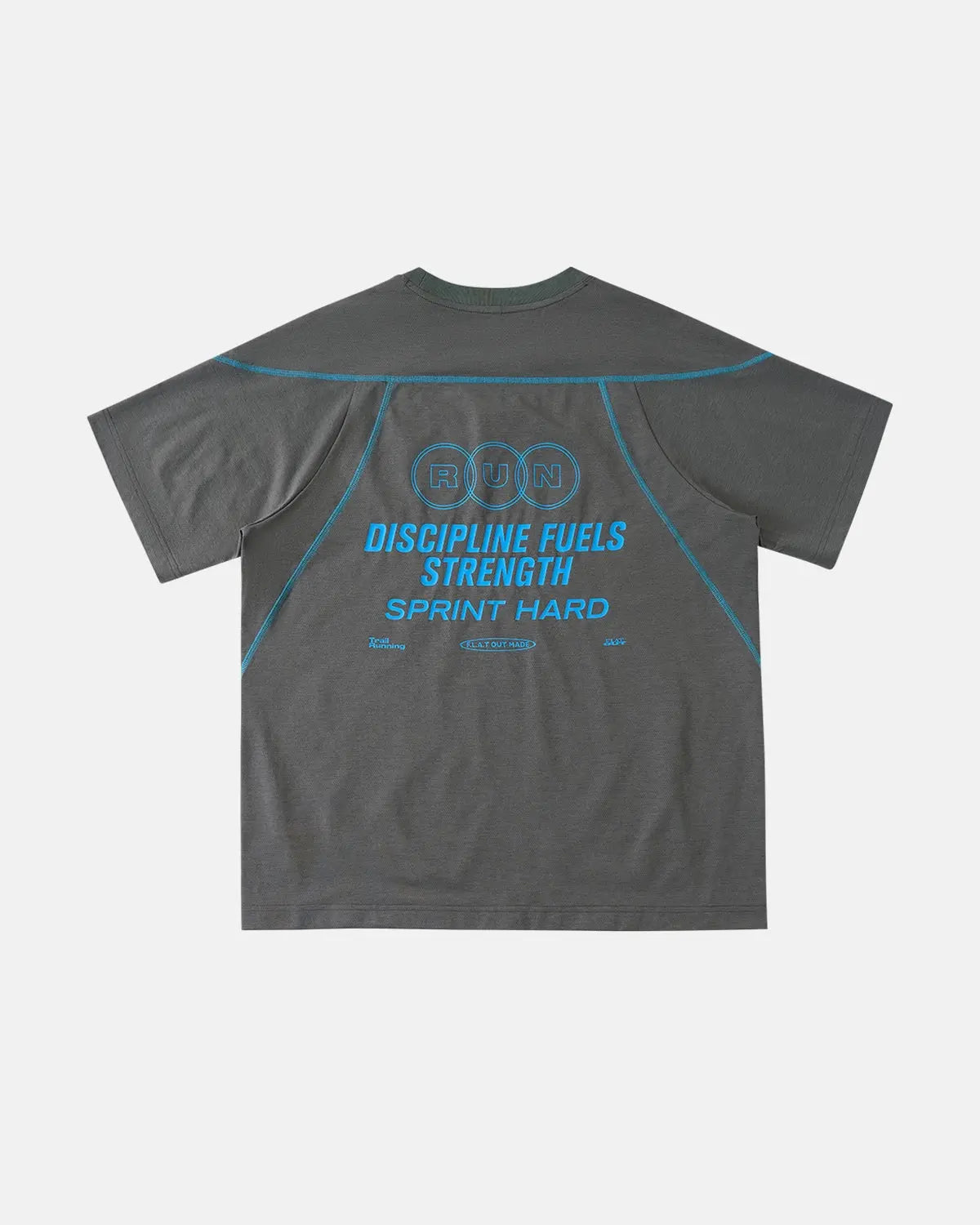 Men's AirFlow breathable quick-dry tee by INFLATION, featuring lightweight fabric and streetwear style, shown in a casual front view.