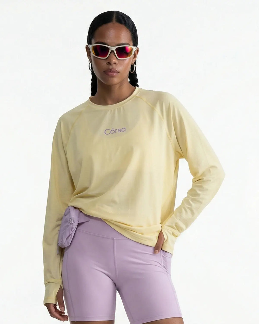 Inflation AirFlow Córsa breathable long sleeve tee in stylish streetwear design, featuring lightweight, breathable fabric for comfort.
