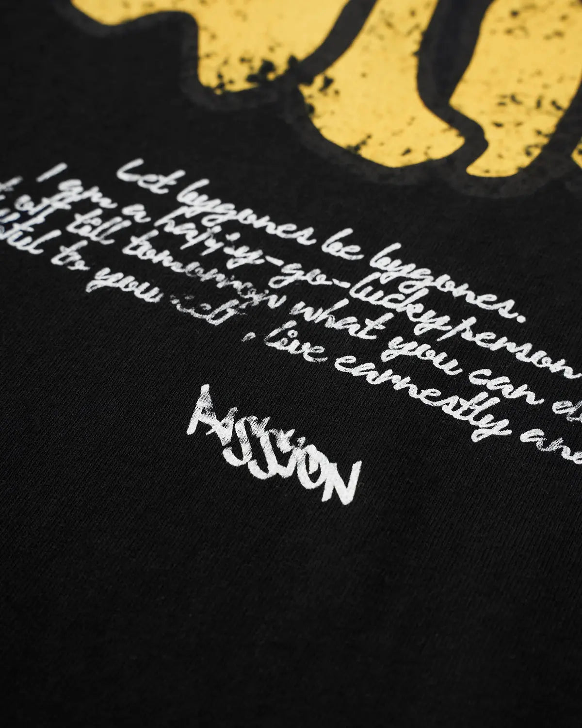 Washed boxy graphic T-shirt by INFLATION Streetwear featuring bold printed design on soft cotton fabric.