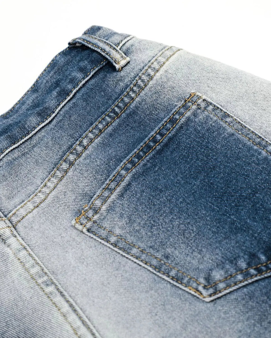 Inflation Monkey Wash Baggy Barrel Jeans featuring a relaxed fit, light wash denim, and distressed details.