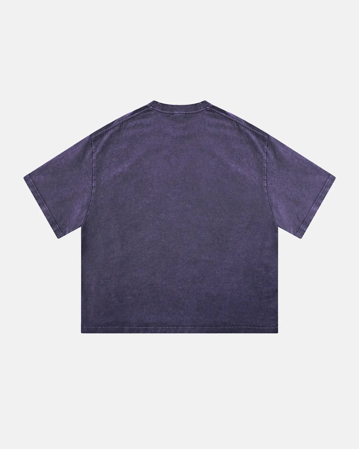 Inflation Acid Wash Boxy Fit T-shirt, casual streetwear with a distressed, faded design, displayed on a neutral background.