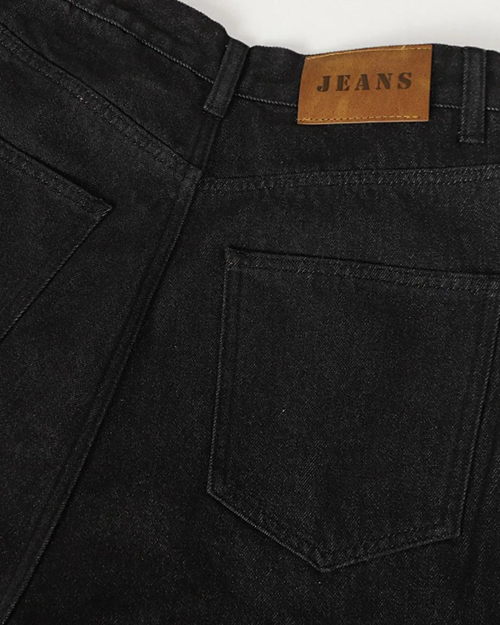 Inflation Heavyweight Baggy Raw Wide-Leg Jeans, men's streetwear pants with a relaxed fit and raw denim finish.