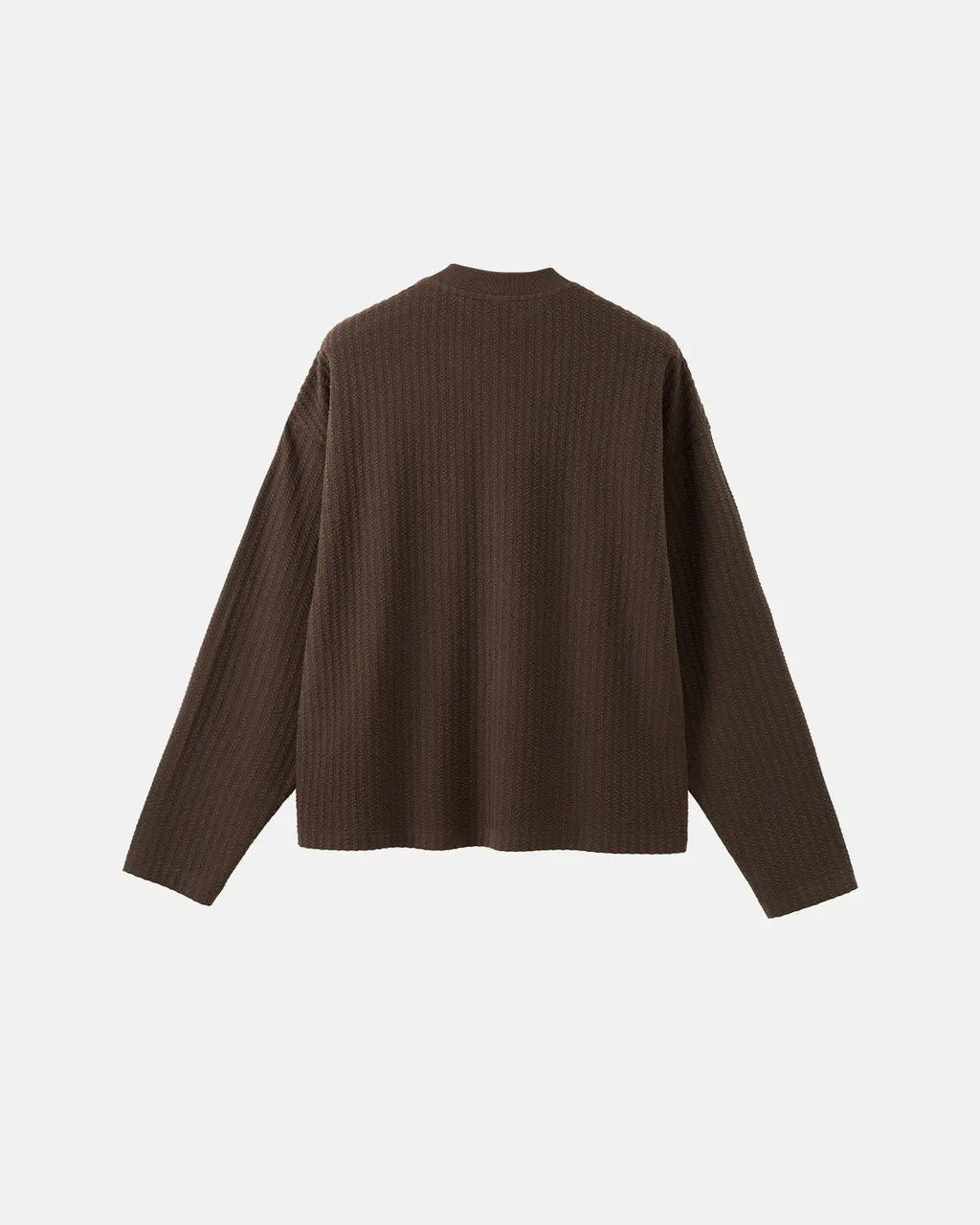 Inflation Streetwear Old Money Style Henley long sleeve T-shirt in classic design, featuring a comfortable fit and casual style.