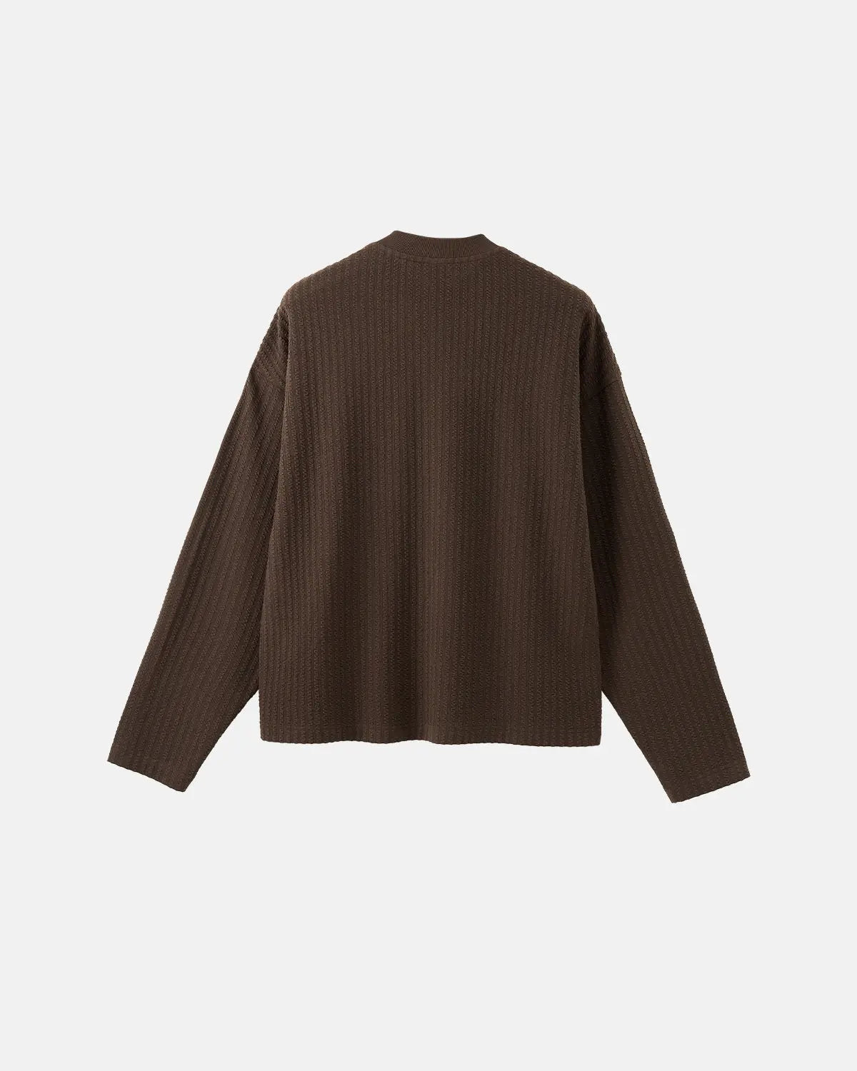 Inflation Streetwear Old Money Style Henley long sleeve T-shirt in classic design, featuring a comfortable fit and casual style.
