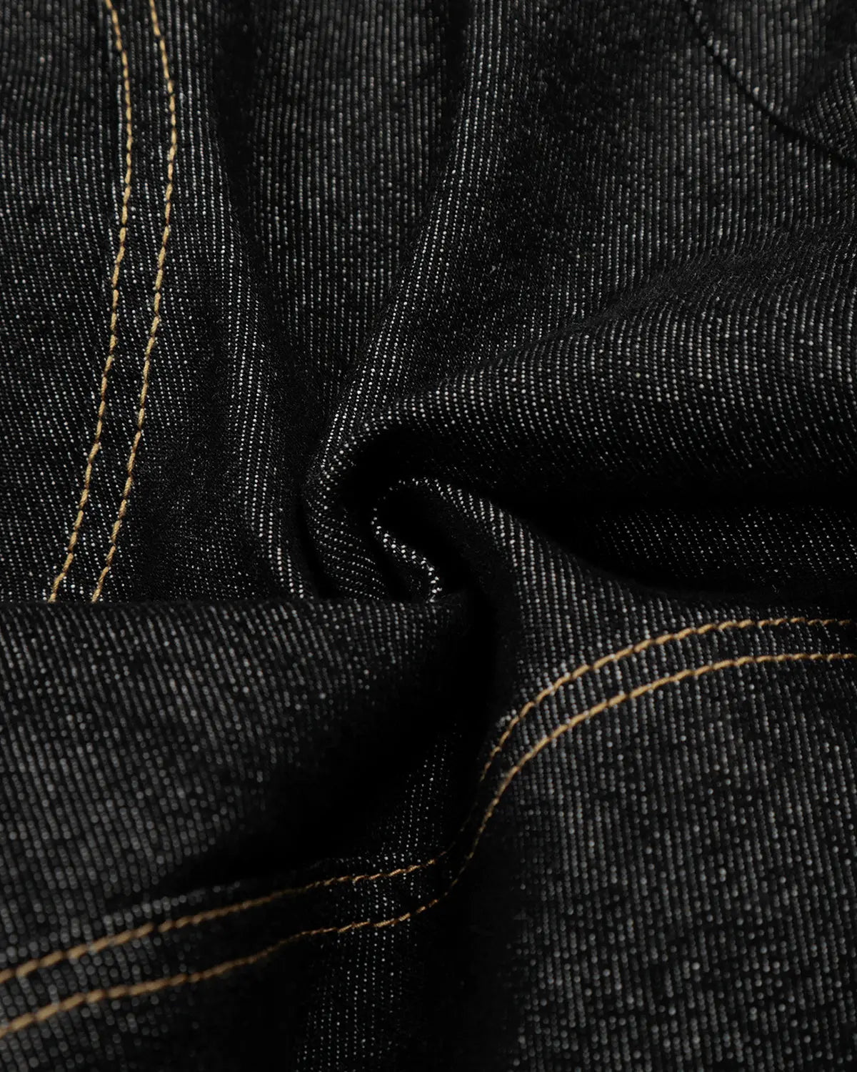 Deconstructed raw denim jorts from Inflation Streetwear, distressed raw denim pants with frayed edges and casual fit.