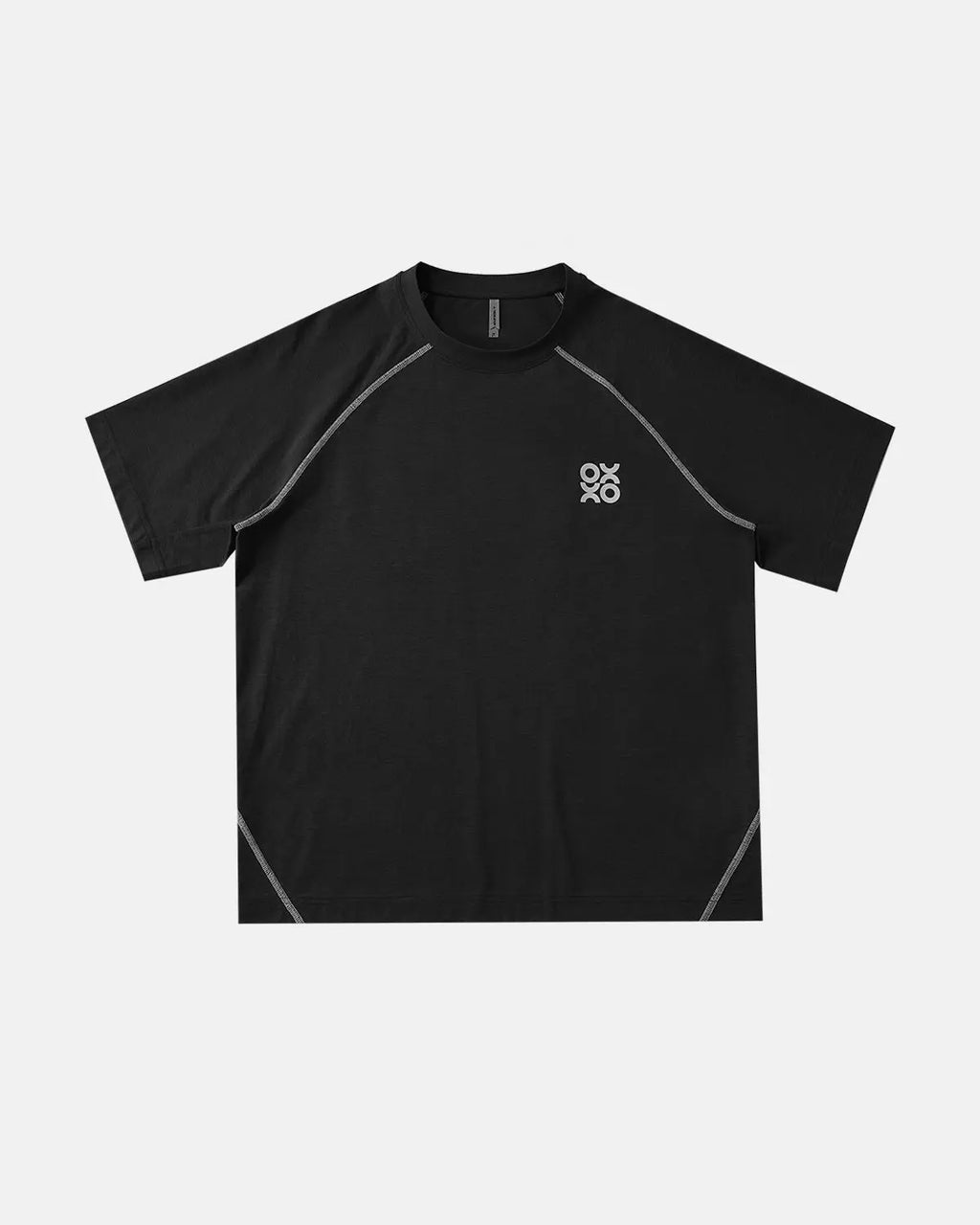 INFLATION activewear breathable breezy tee in lightweight fabric, designed for comfort and airflow during workouts or casual wear.