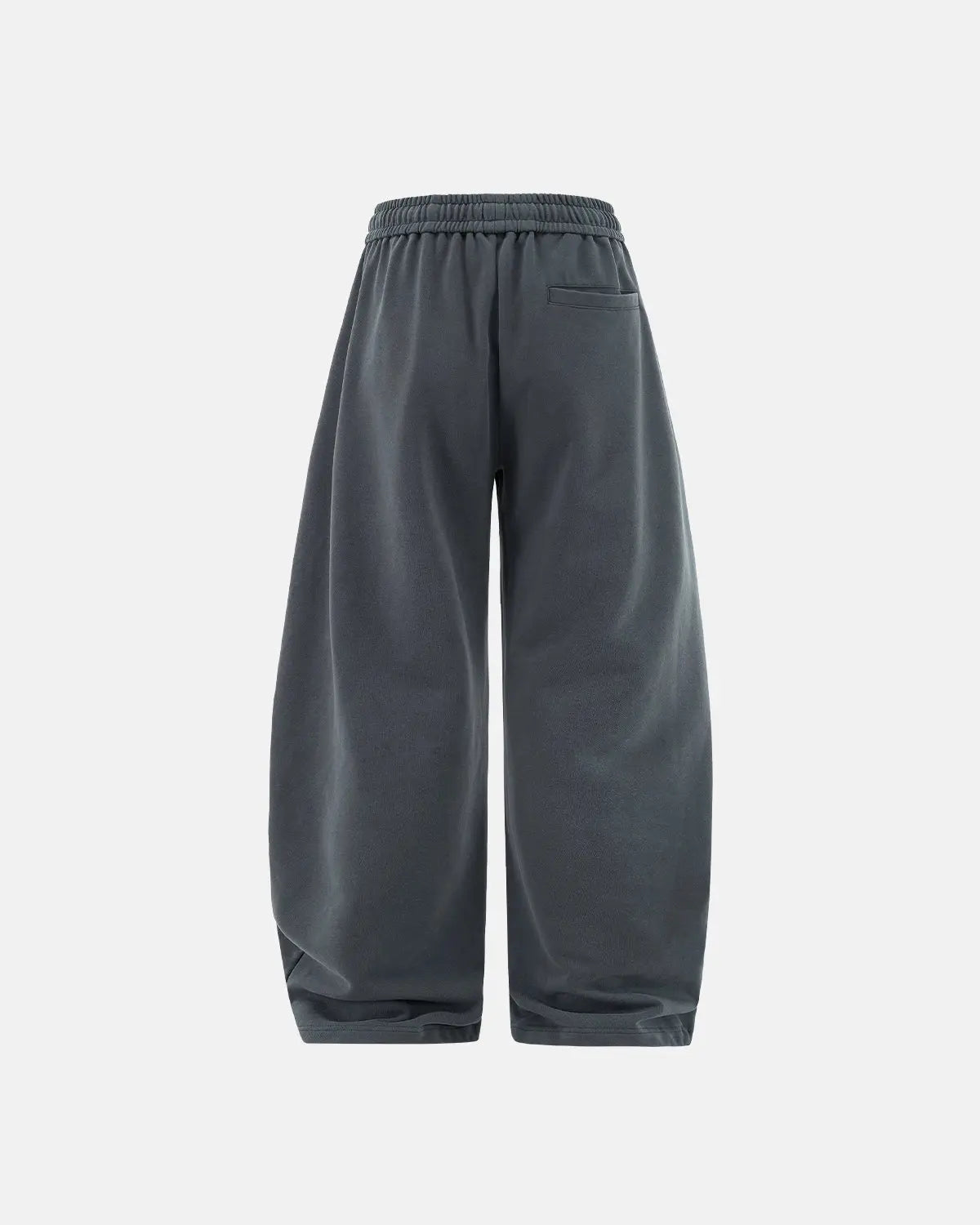 Inflation Streetwear Garment Wash French Terry Straight-leg Sweatpant, gray, soft fabric, relaxed fit, casual style, waistband detail