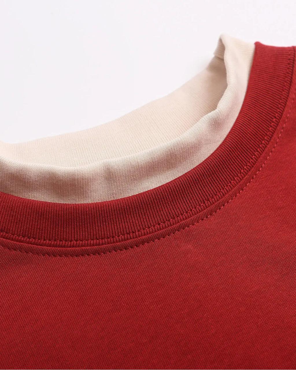 Vintage layered graphic long sleeve T-shirt by INFLATION featuring bold streetwear style and eye-catching design.