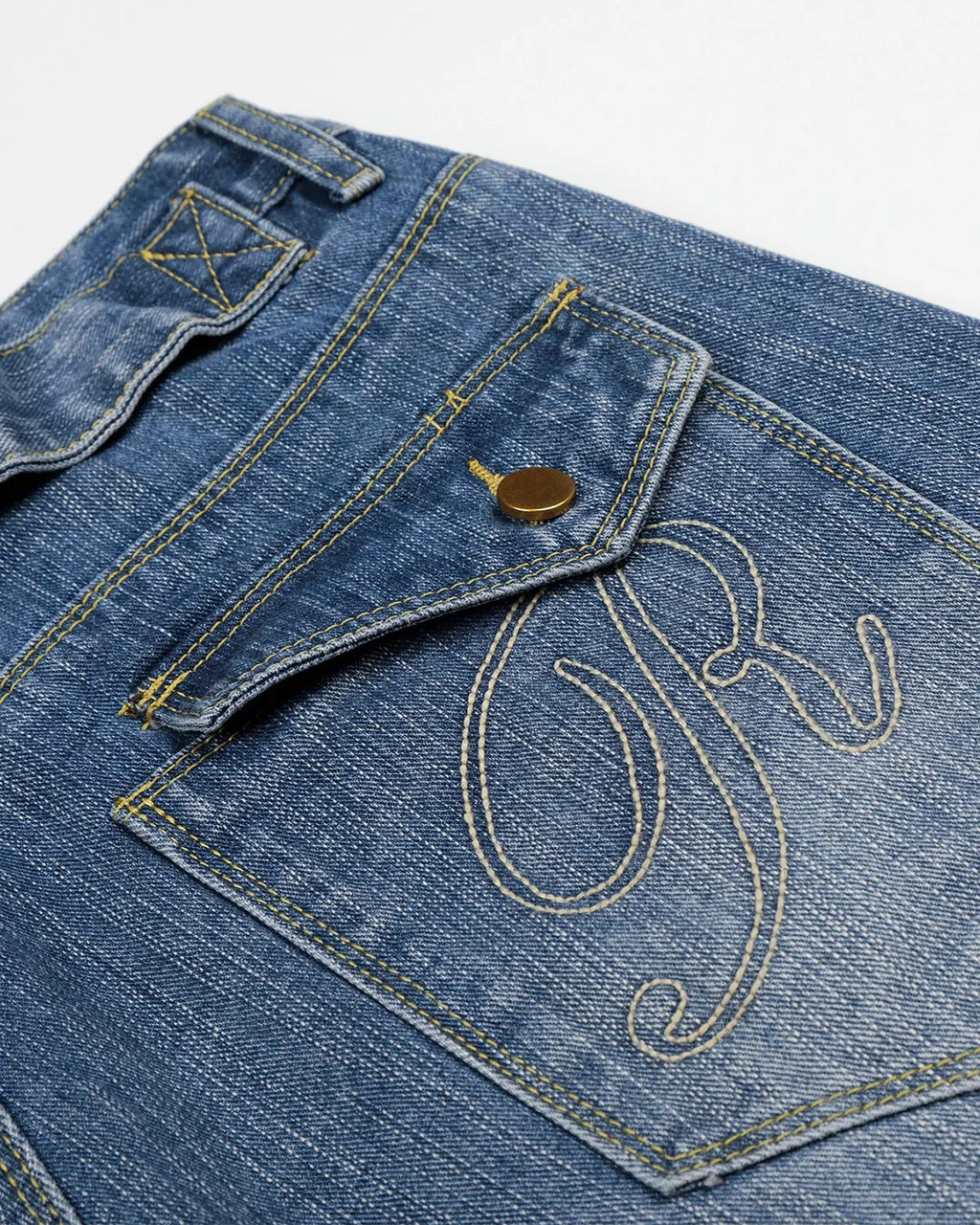 Inflation brand cinch back bamboo weave long jorts, casual pants with a relaxed fit and natural bamboo texture.