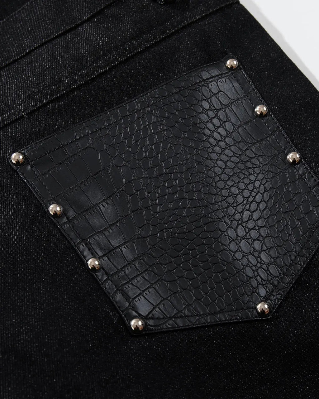 Inflation Streetwear Double Waist Raw Super Baggy Jeans with a relaxed fit and raw hem, showcased on a model.