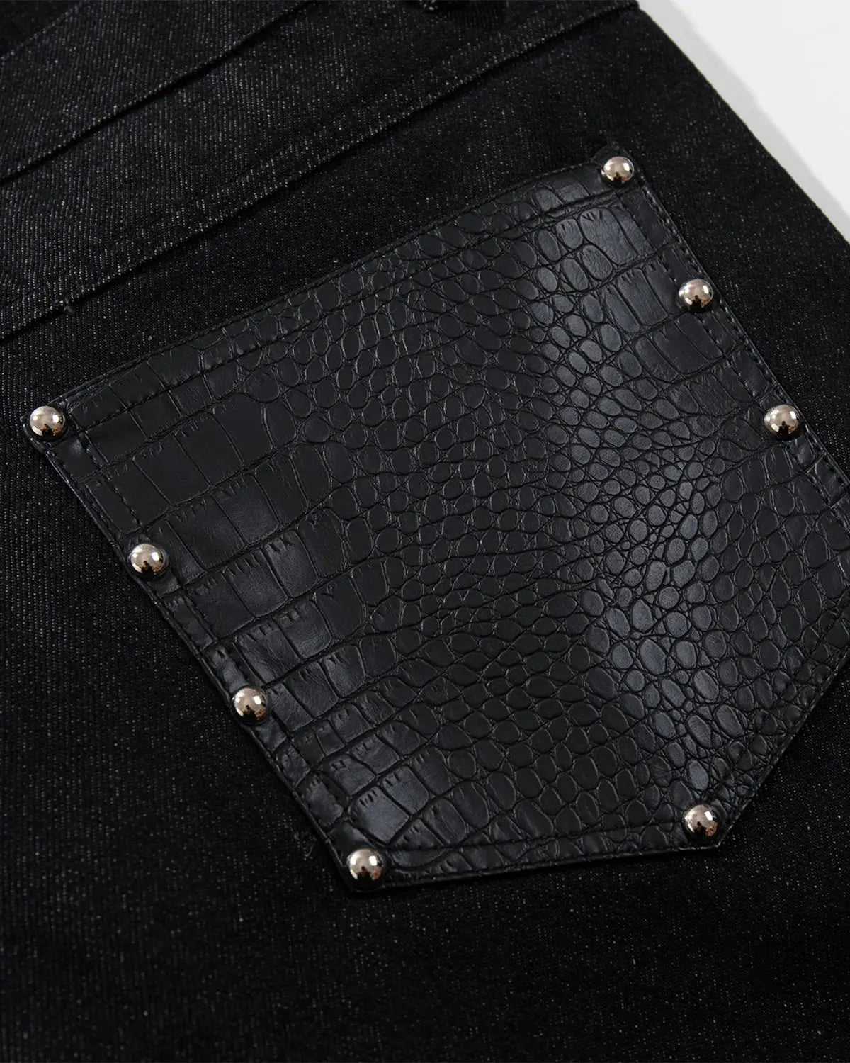 Inflation Streetwear Double Waist Raw Super Baggy Jeans with a relaxed fit and raw hem, showcased on a model.