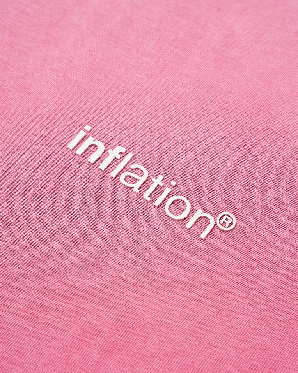 Inflation Streetwear LOGO acid washed t-shirt featuring a relaxed fit and vintage-style logo print on soft fabric.
