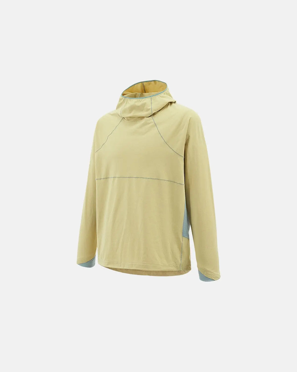 Inflation COOLMAX breathable hooded tee in black, showing the hood, front logo, and casual streetwear style.