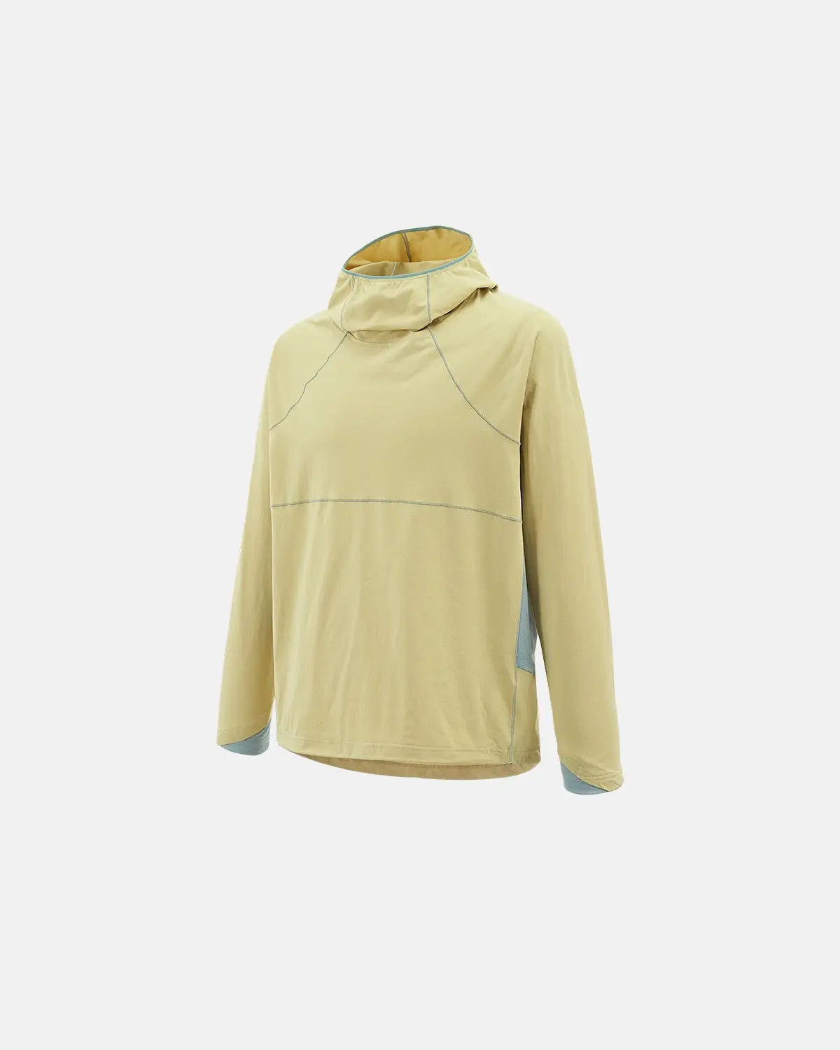 Inflation COOLMAX breathable hooded tee in black, showing the hood, front logo, and casual streetwear style.