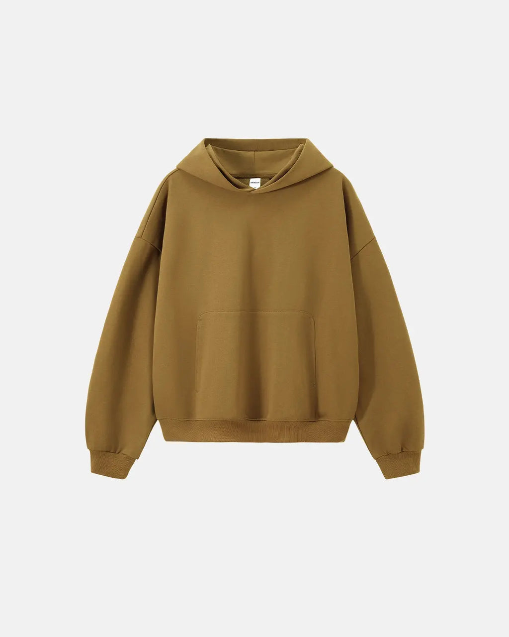 Blank boxy fit French Terry hoodie by INFLATION, casual streetwear hoodie with a relaxed fit and soft fabric.