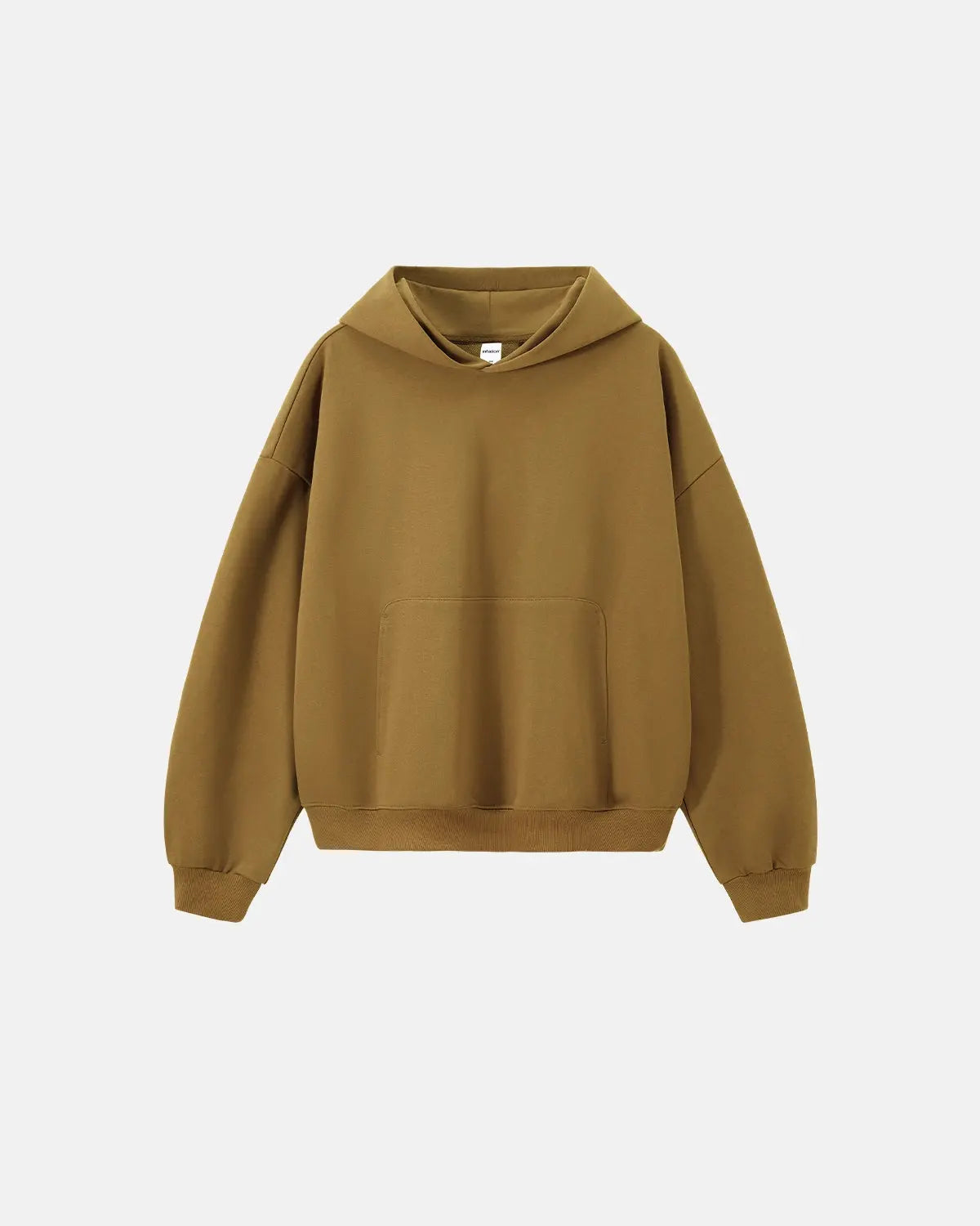 Blank boxy fit French Terry hoodie by INFLATION, casual streetwear hoodie with a relaxed fit and soft fabric.