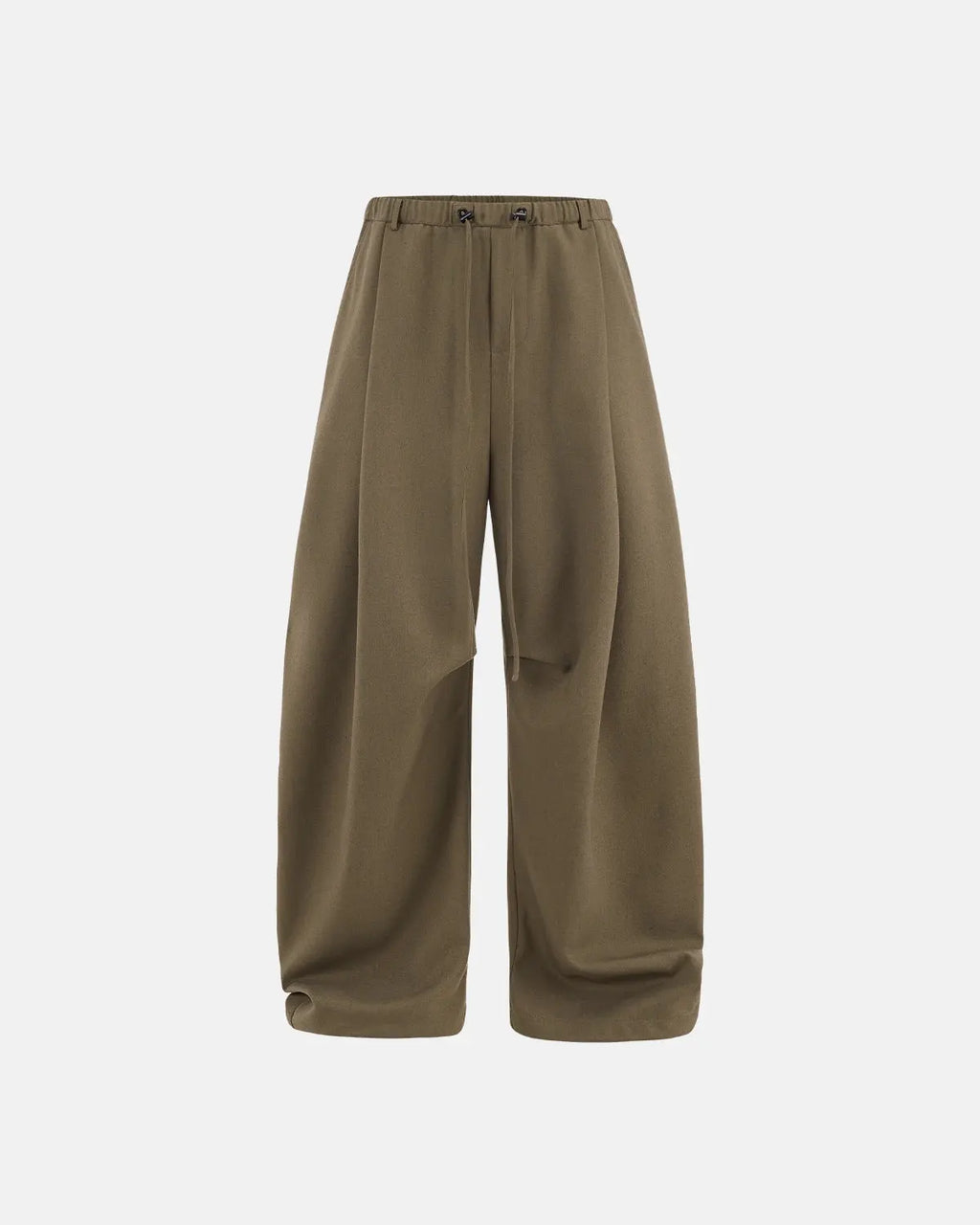 Cotton linen wide-leg pants by INFLATION Streetwear, featuring a relaxed fit and casual style, shown in a neutral color.