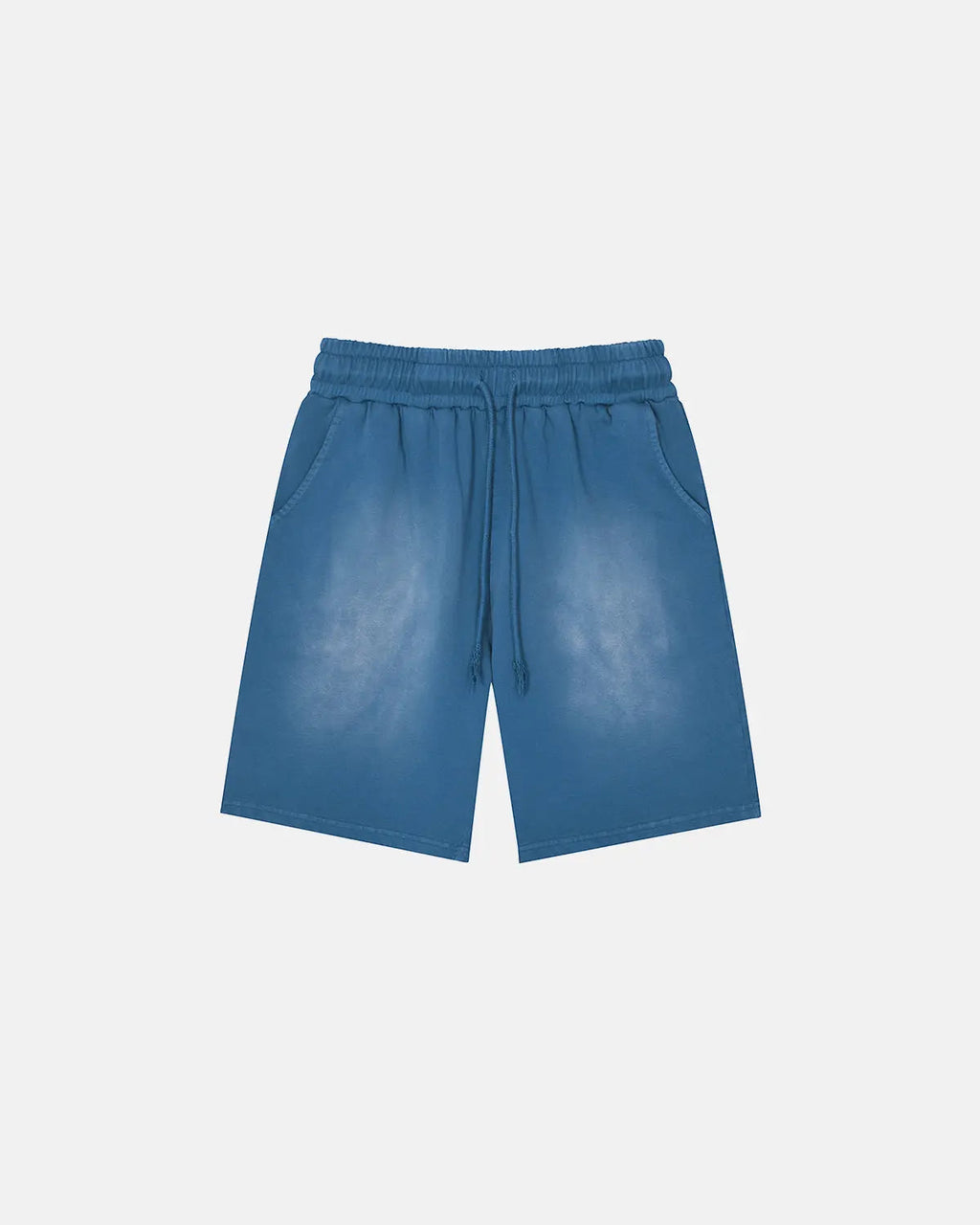 Inflation Monkey Washed Sweat Shorts, casual streetwear pants with a relaxed fit and monkey graphic design, made by INFLATION.
