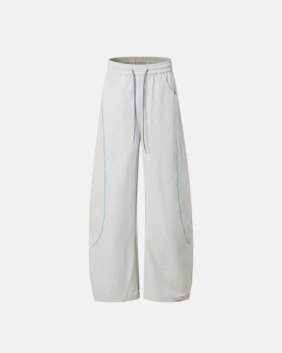 INFLATION AirFlow Contrast Embroidered Track Pants featuring breathable fabric, contrast stitching, and stylish embroidery detail.