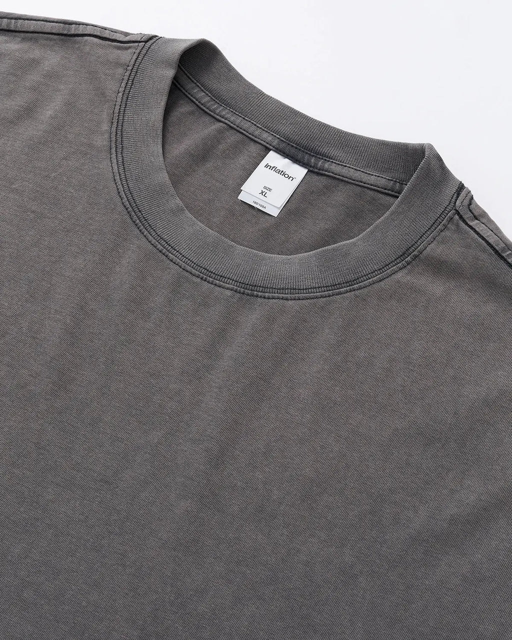 Boxy script graphic washed T-shirt by INFLATION, featuring a casual fit and bold streetwear style.