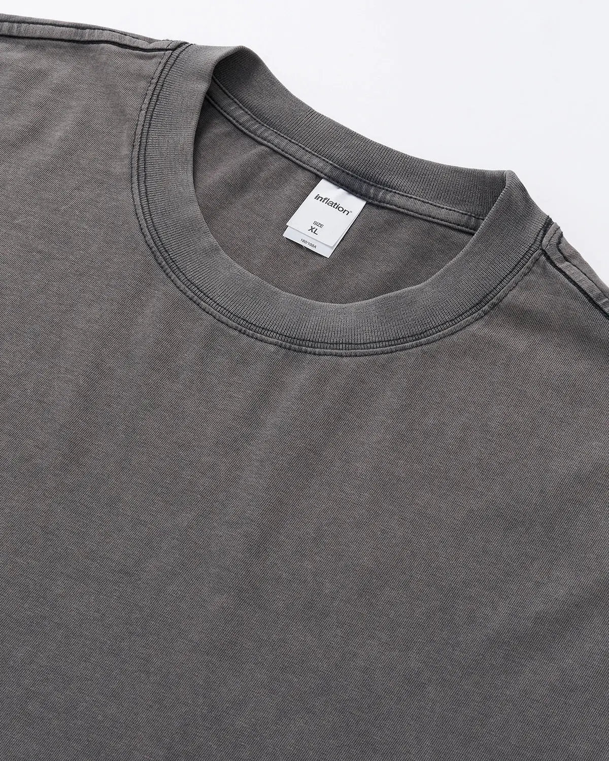 Boxy script graphic washed T-shirt by INFLATION, featuring a casual fit and bold streetwear style.
