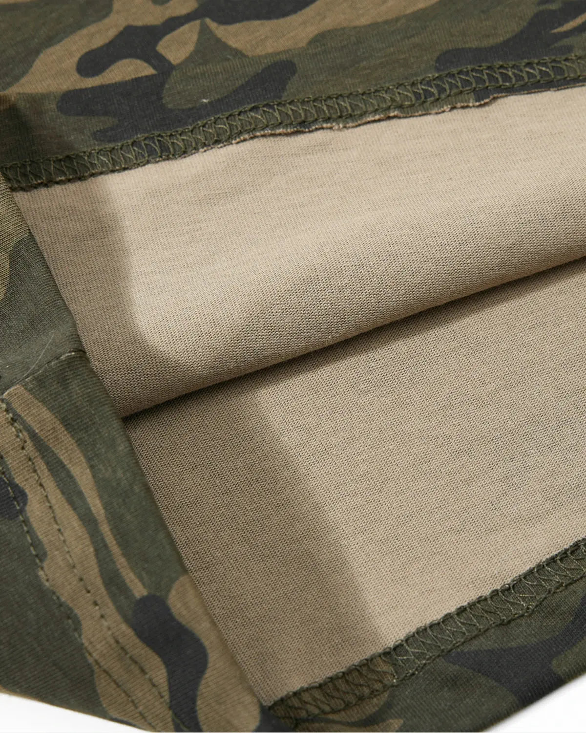 Inflation Streetwear Camo Script Boxy T-Shirt with bold camouflage pattern and casual fit, featuring branded graphic design.