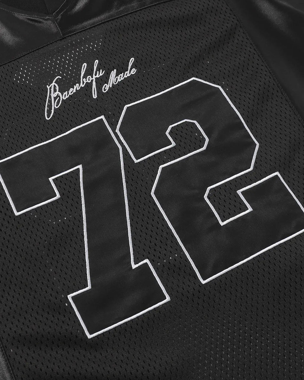 Vintage 72 Mesh Football Jersey by INFLATION featuring classic mesh fabric and retro athletic design.