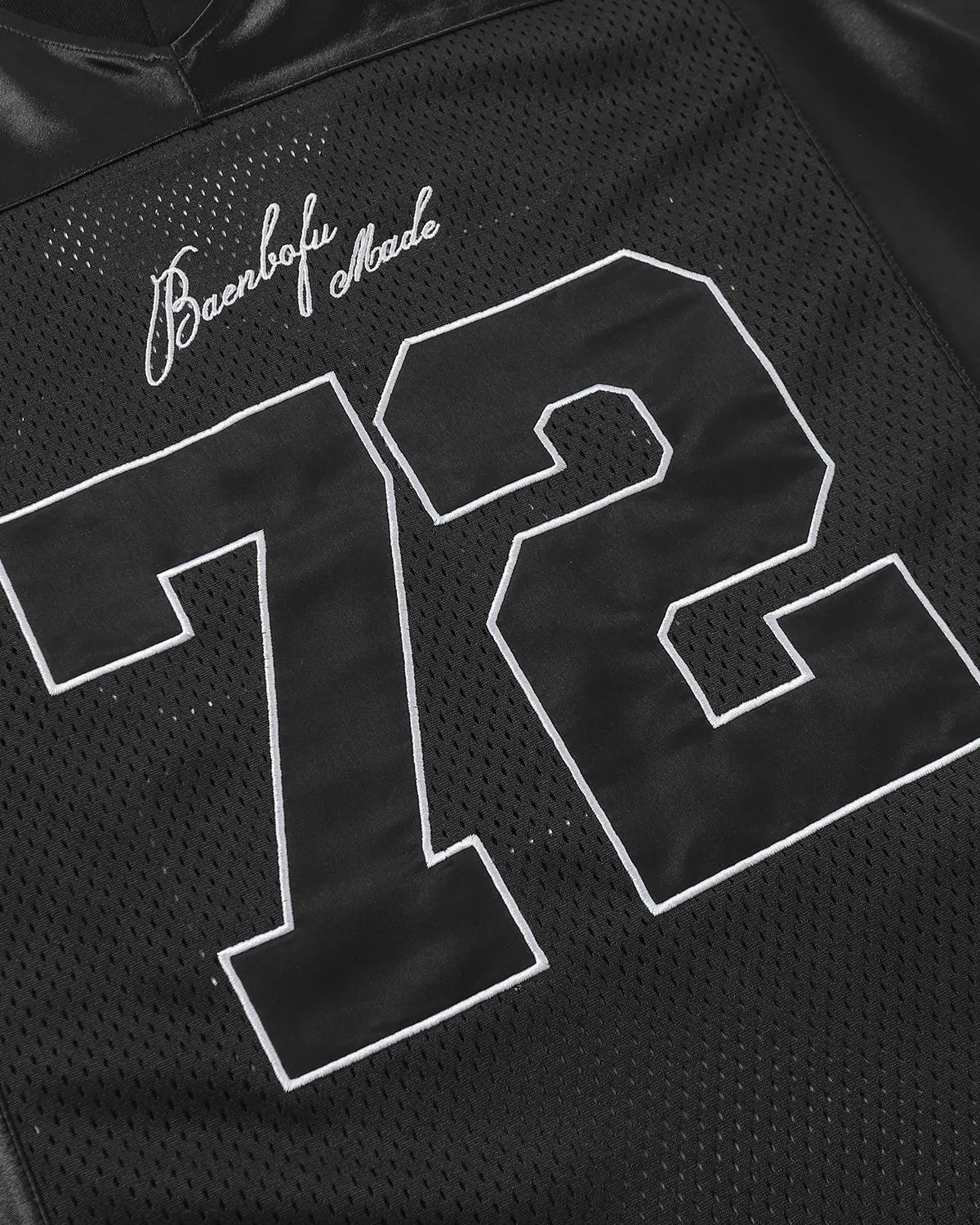 Vintage 72 Mesh Football Jersey by INFLATION featuring classic mesh fabric and retro athletic design.